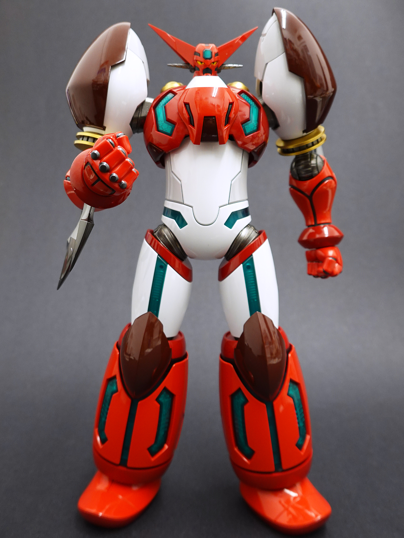 Carbotix 真ゲッターロボ1 超重量 26 5cm 発光ギミック満載 破格の合金 