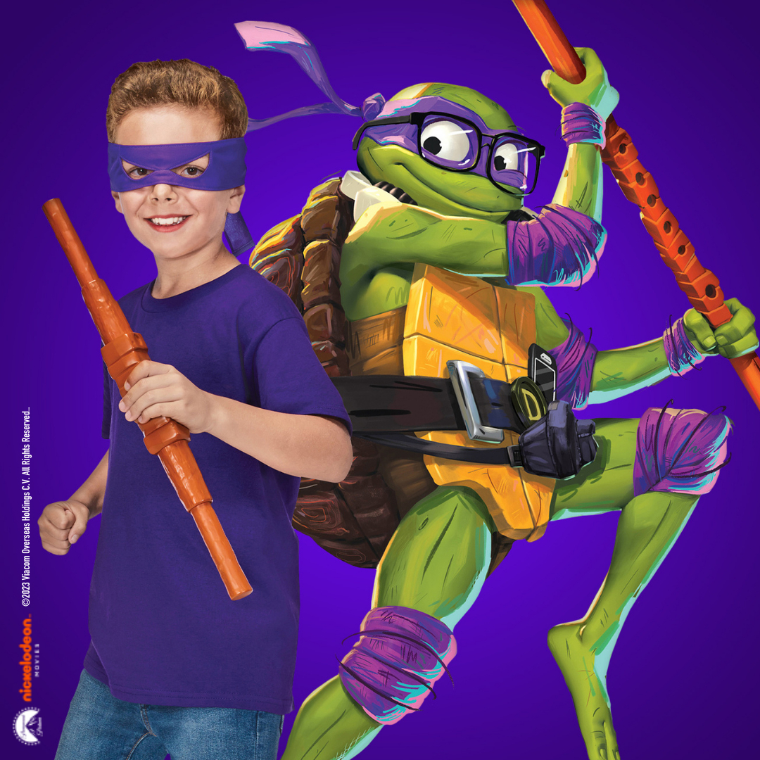 Costume Teenage Mutant Ninja Turtles Pigiama Tartarughe Ninja INTIMO - Tuta Con Cappuccio Unisex TMNT Leonardo Raffaello Donatello Michelangelo Costume Tartarughe Ninja - 4