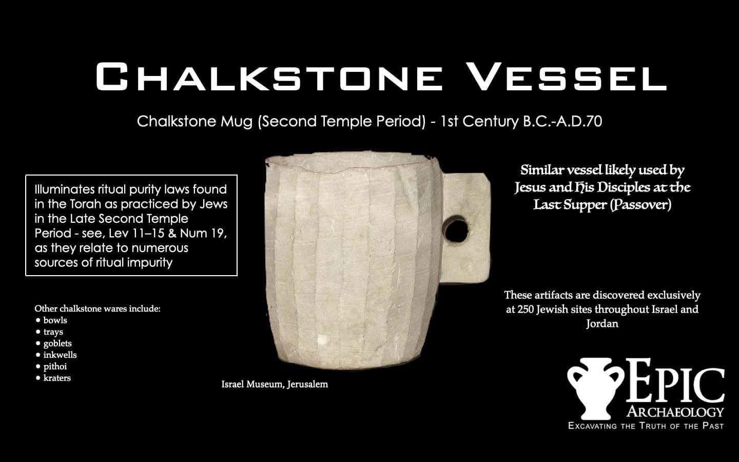 Epic - PASSOVER CUP 🍷 SECOND TEMPLE PERIOD CHALKSTONE CUP - During the ...