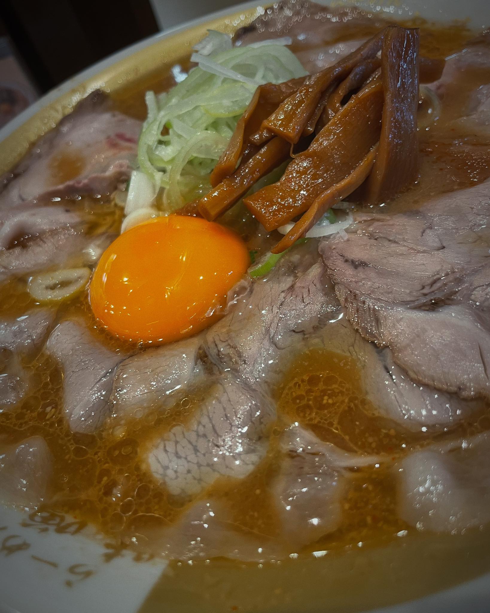 らーめん味噌中華ちちぶ屋 卵黄玉味噌中華 ¥1,078- 秩父市 埼玉県