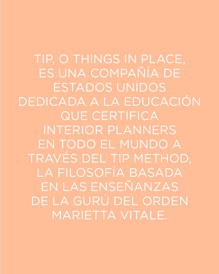 TIP Method - 📢 ¡Comienza a vivir #UnaVidaOrdenada con el...