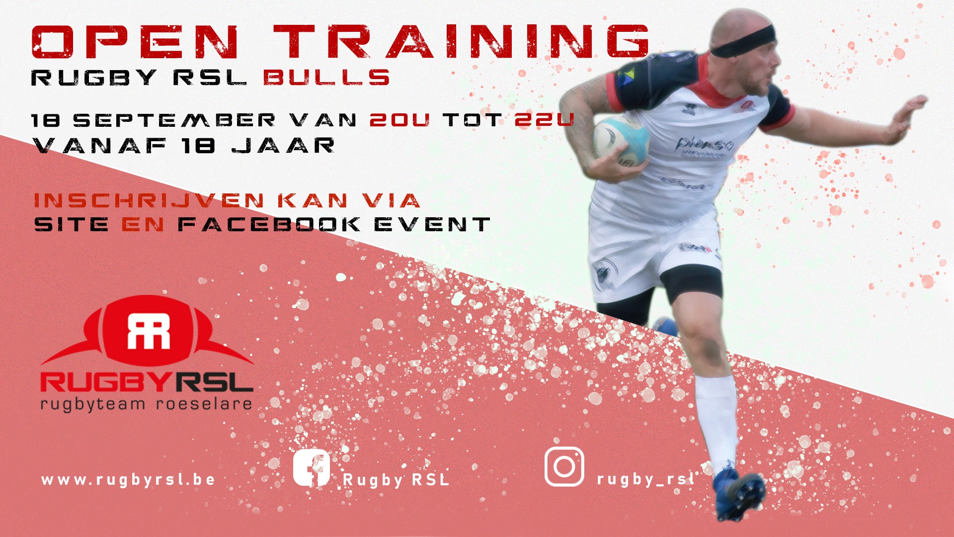 Open training heren - rugby rsl
