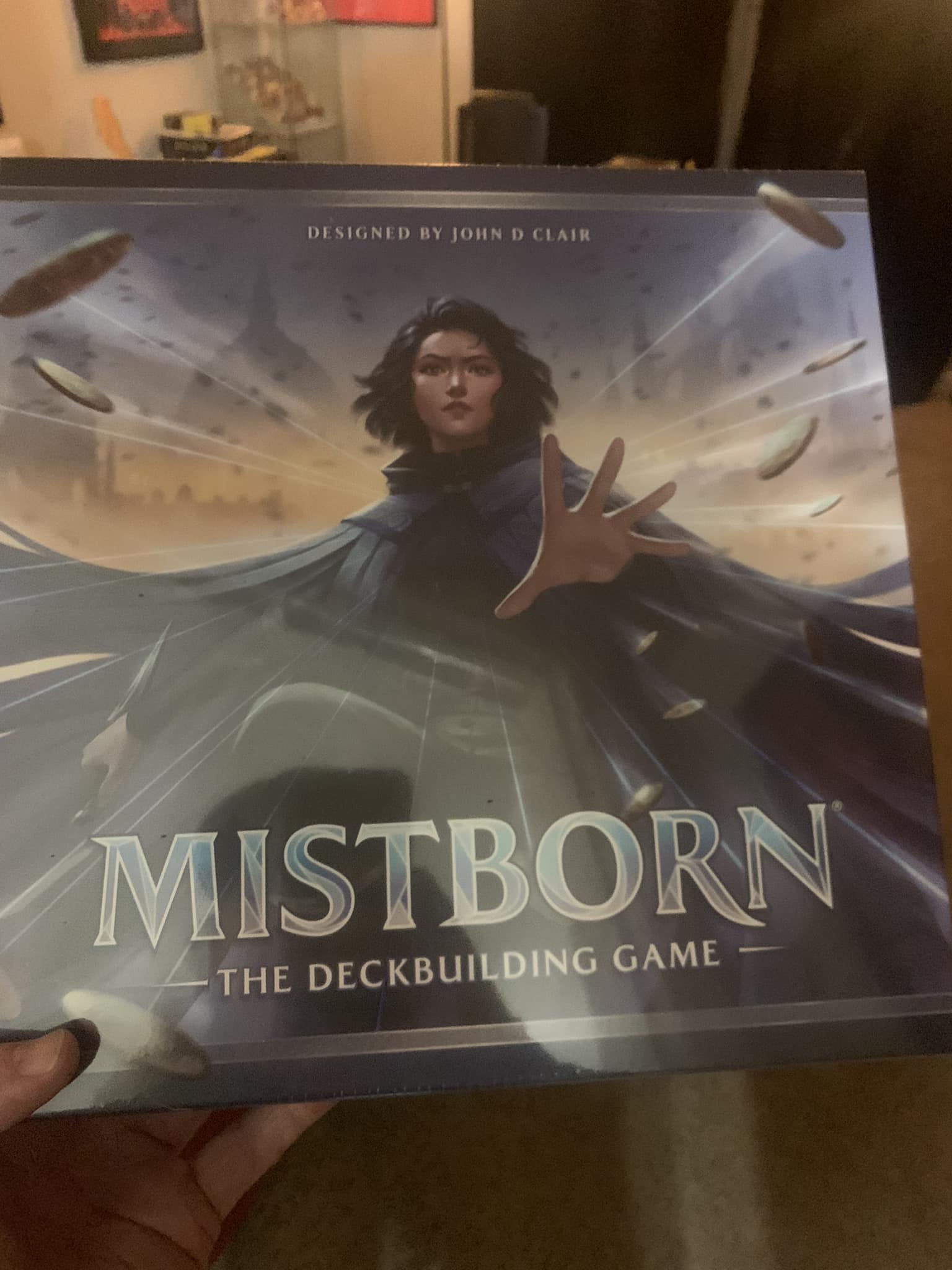 Mistborn Deckbuilding Game - Forge Alliances in Epic Metal-Burning Battles - Juego de Cartas cooperativo por el diseñador John - Juego estratégico inmersivo