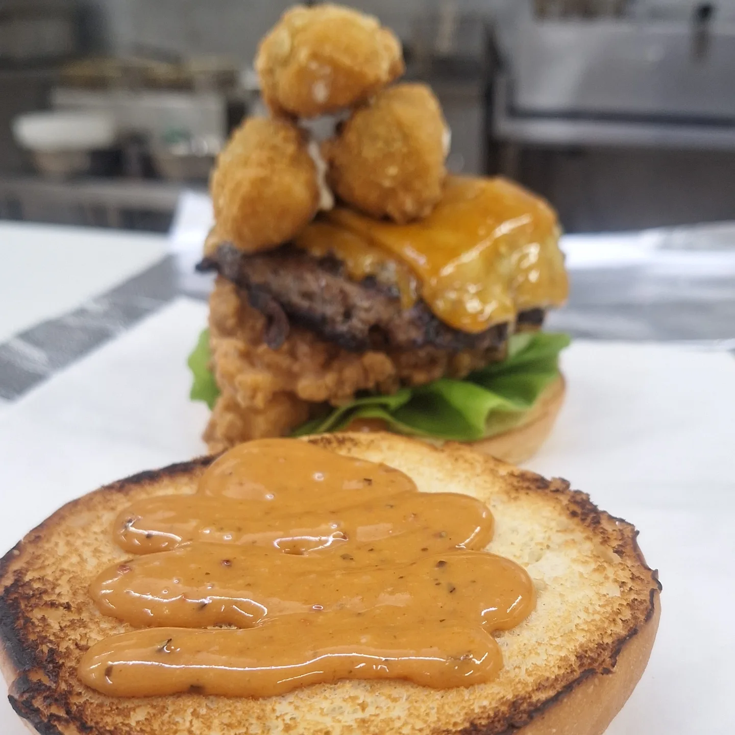 Digsy's - The Dirty Burger is back baby! Just a little different. Fried ...