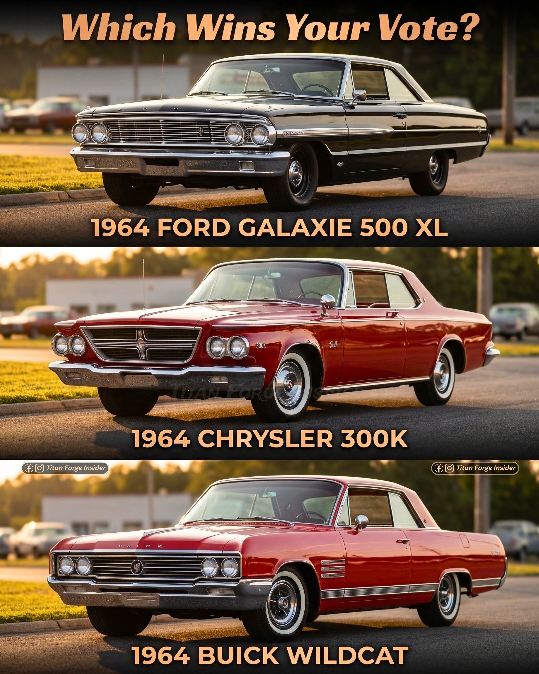 Which 1964 American muscle car wins your vote: Ford Galaxie