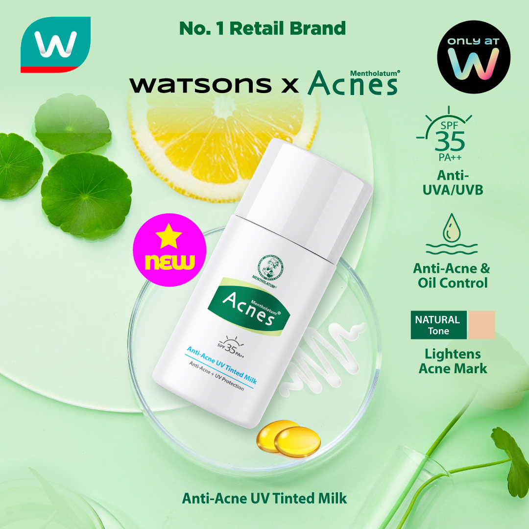 Watsons - [NEW & ONLY AT WATSONS | ACNES] Protect your... | Facebook