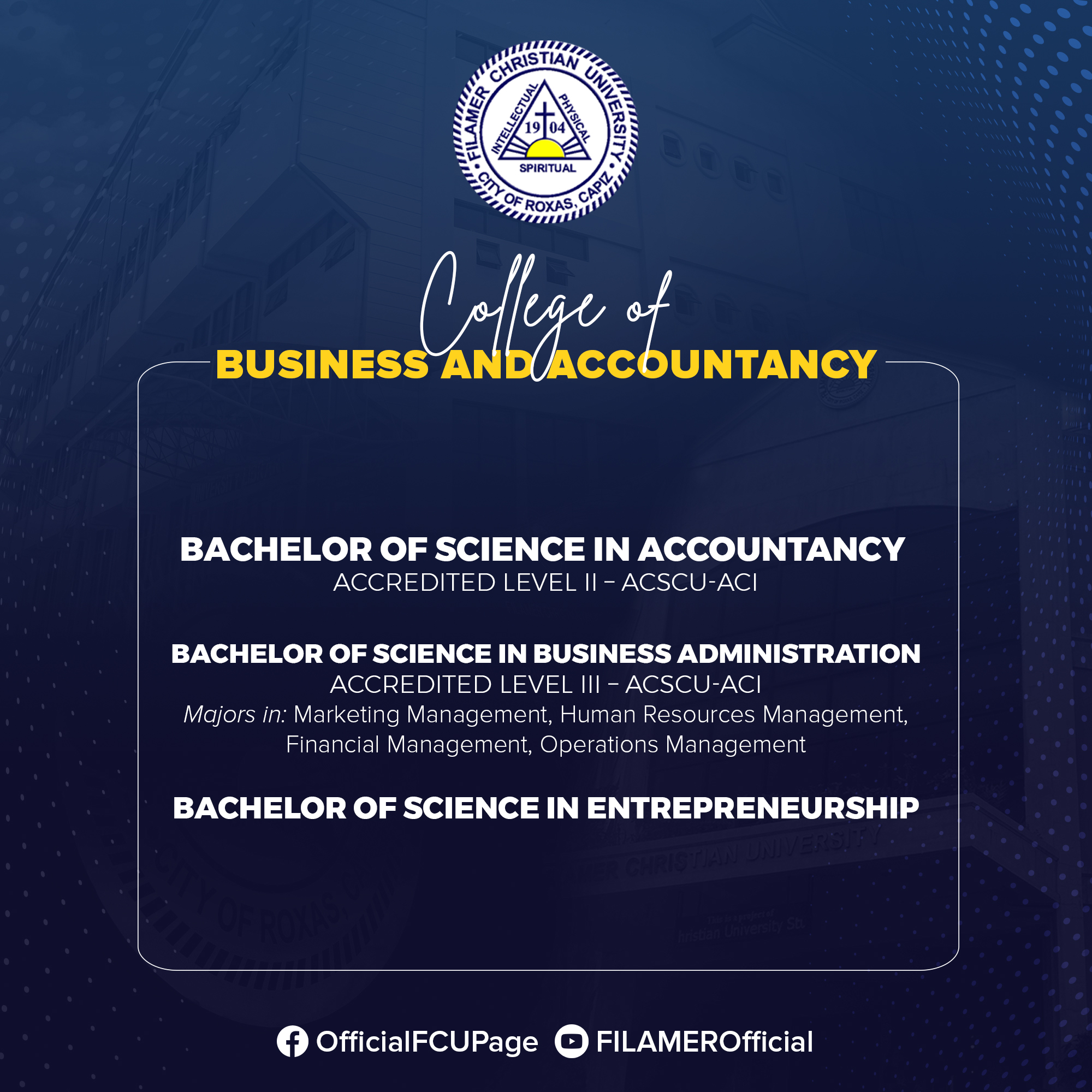 Filamer Christian... - Filamer Christian University