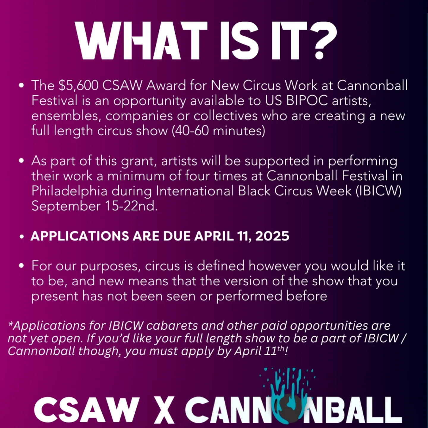 CSAW - Connecting Circus Students Around the World