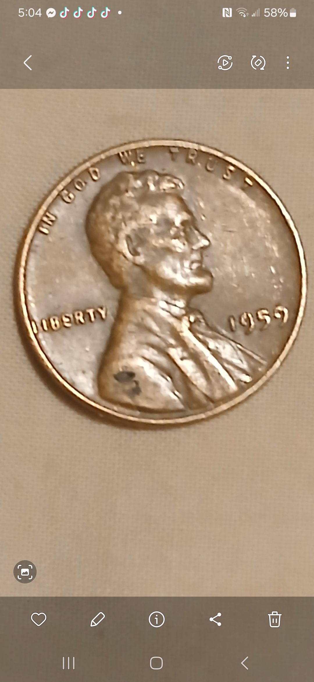1959 no mint mark and the L in liberty is off. Please help with