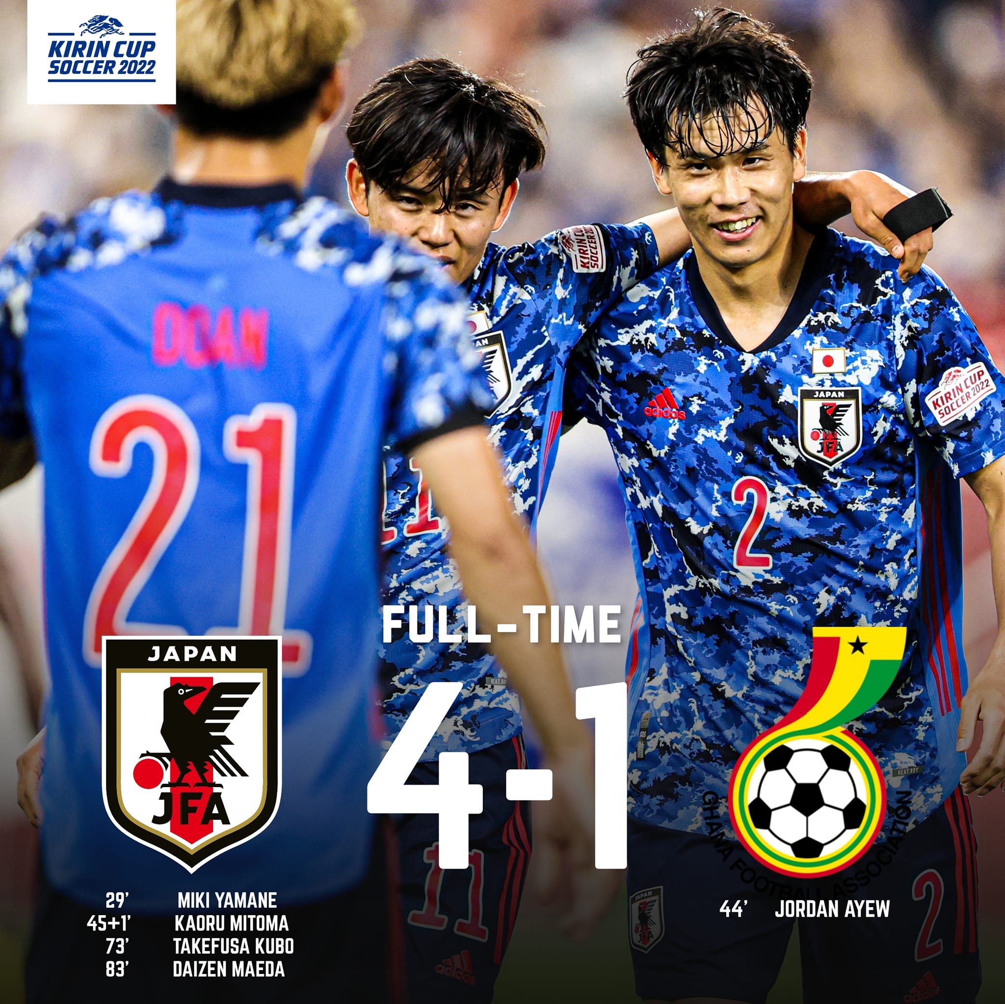 🇯🇵 Japan win the Kirin Cup 2026 !