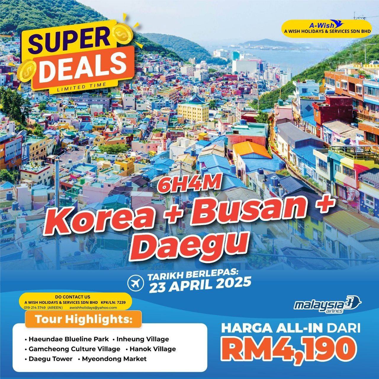 A Wish Holidays & Services Sdn Bhd. | Kuala Lumpur