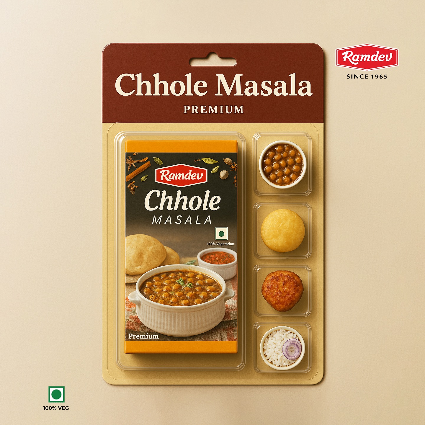 Ramdev - The OG flavor kit. Fluffy bhature. Masaledaar chole. Ramdev ...