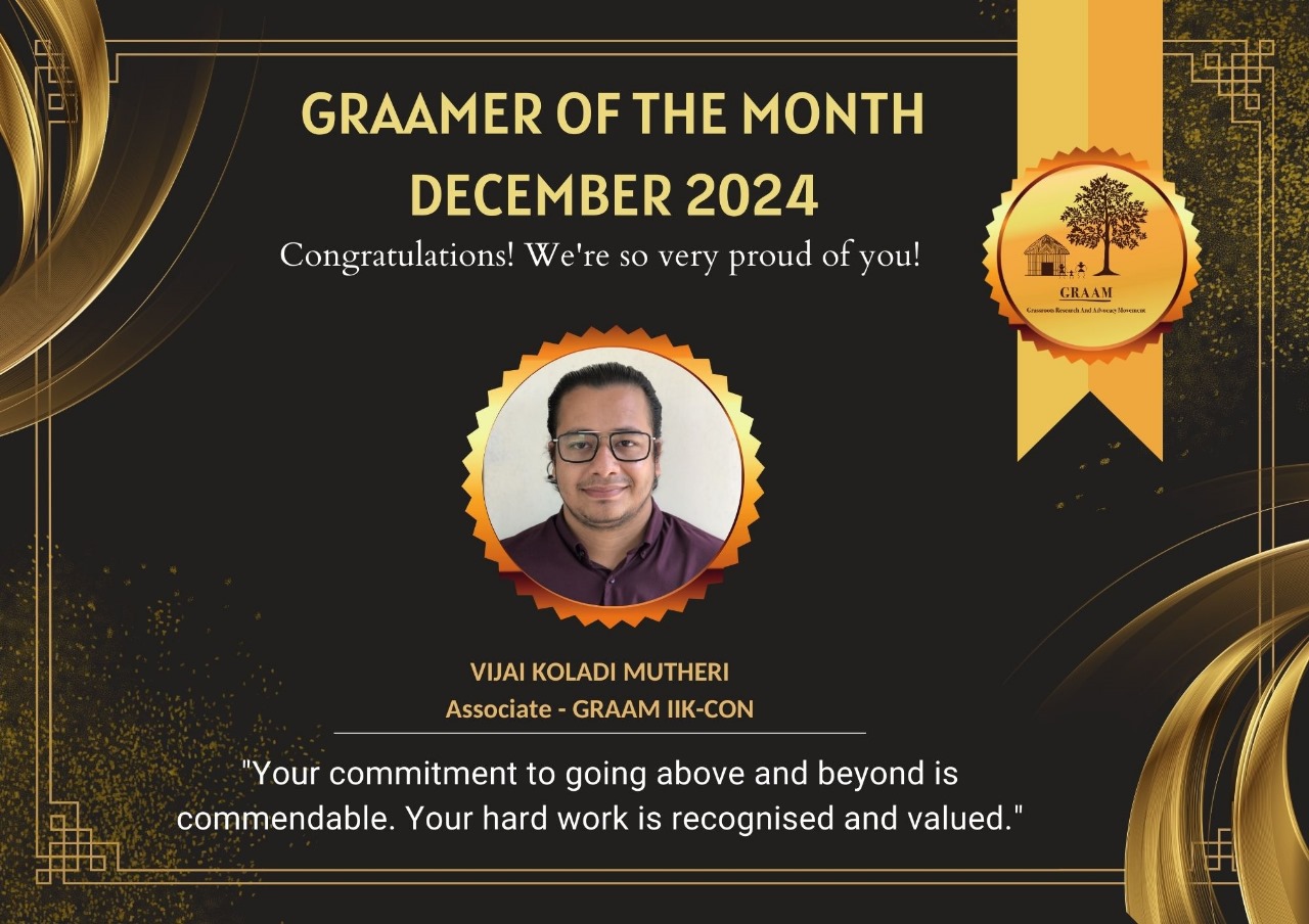 Grassroots - Congratulations to our GRAAMER OF THE MONTH - December ...