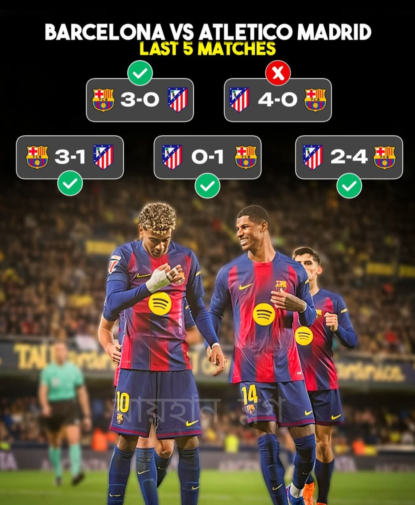 barcelona vs atlético madrid