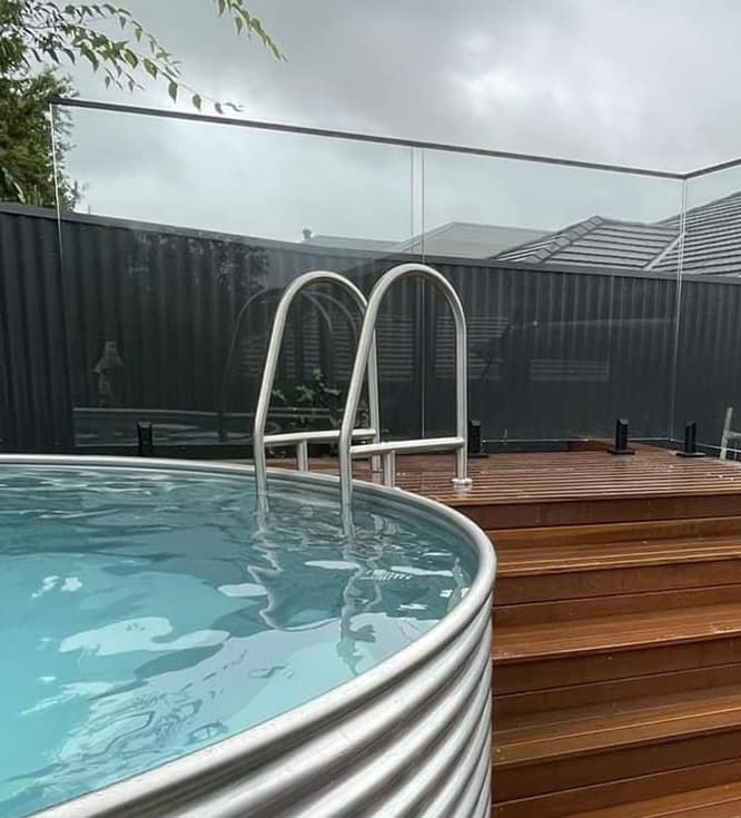 Designer Tanks - Our in house manufactured pools ladders....