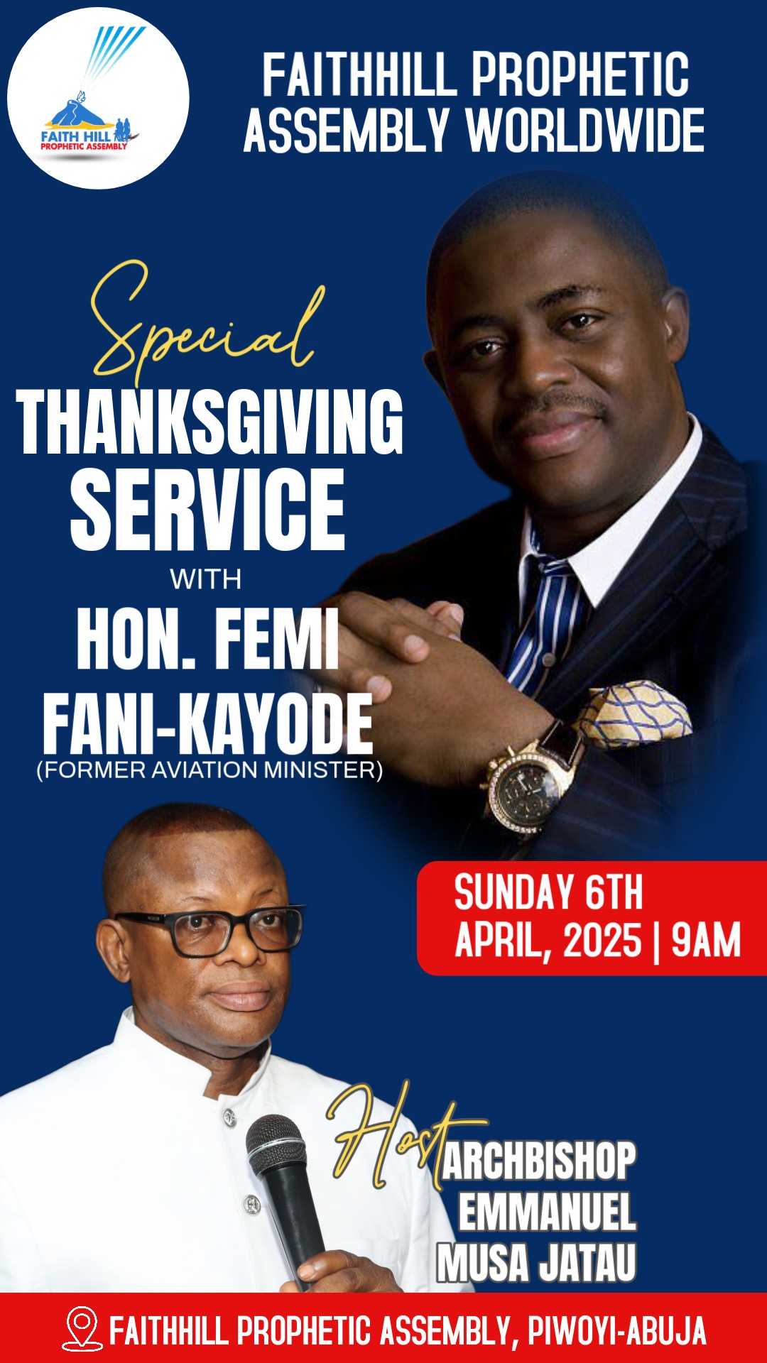 Faith - Join us for a Special Thanksgiving Service tomorrow, Sunday ...