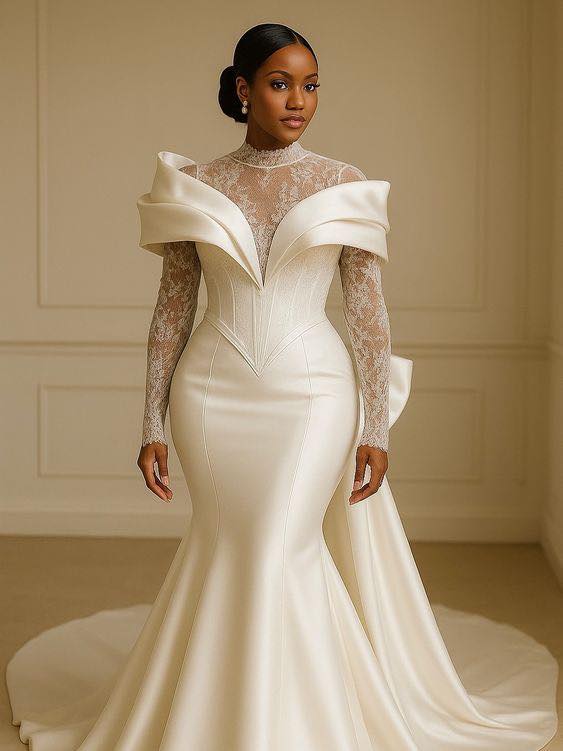 pointed corset wedding dress Allure – Lotus Bridal The back is unlined Color:golden New in✨Faux Corset V WeddingGuestOccasionwear