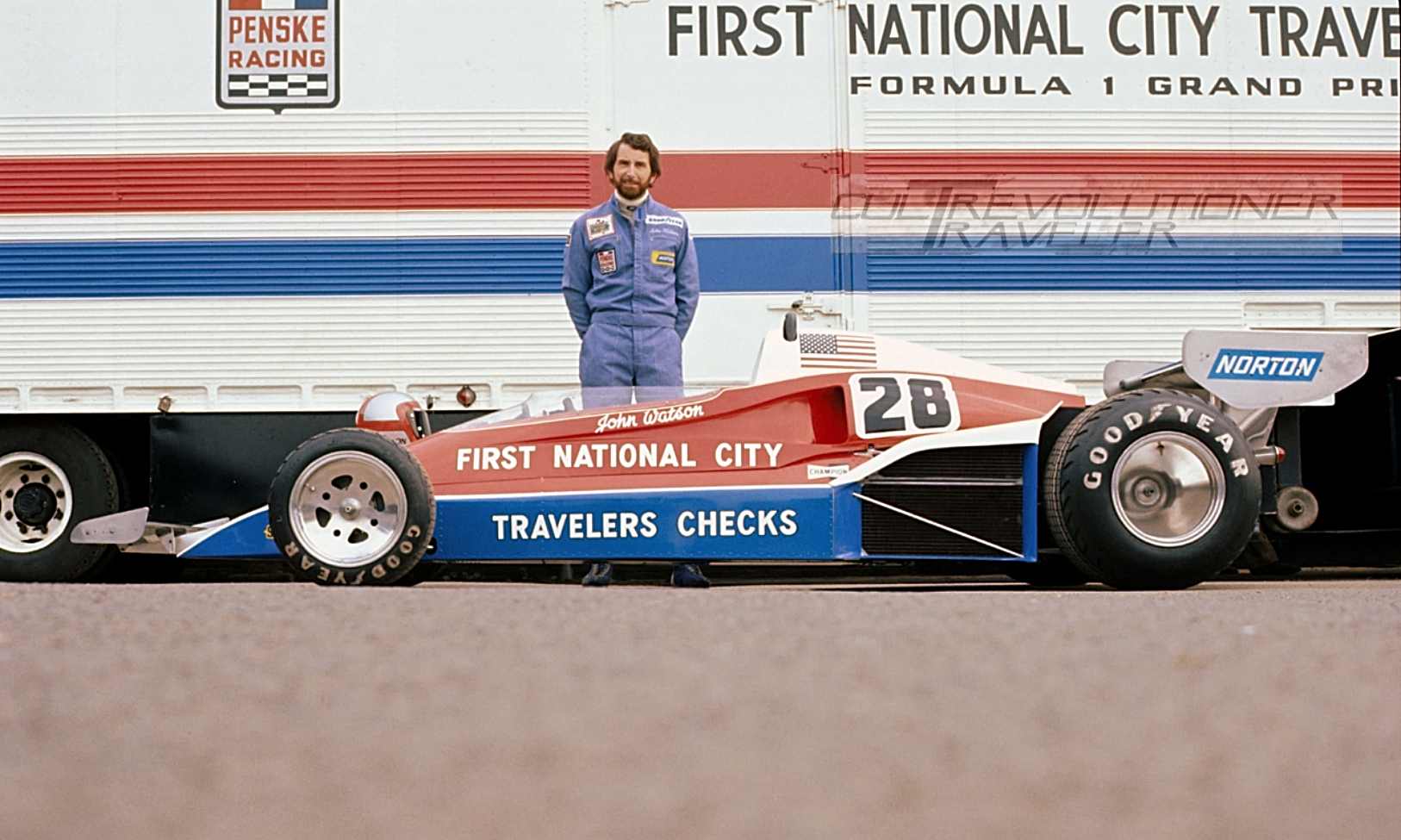 Year 1975 Lotus 77 launch Credit:D.Phipps.