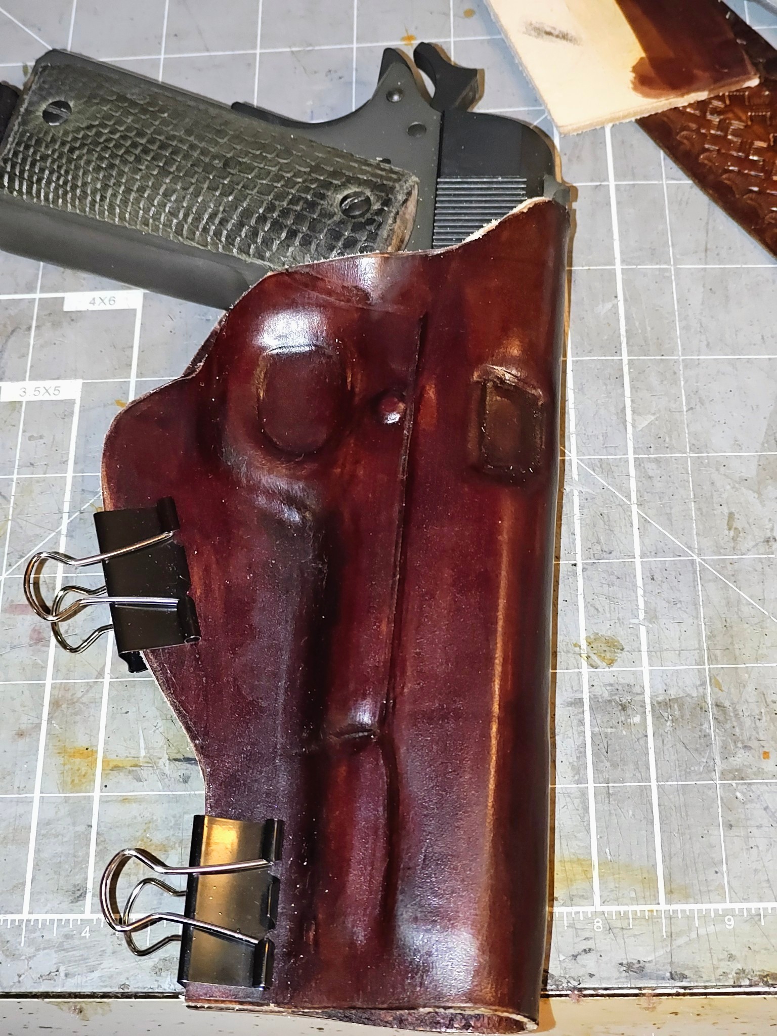 Galco Speed Paddle Leather Holster, SIG Sauer 1911