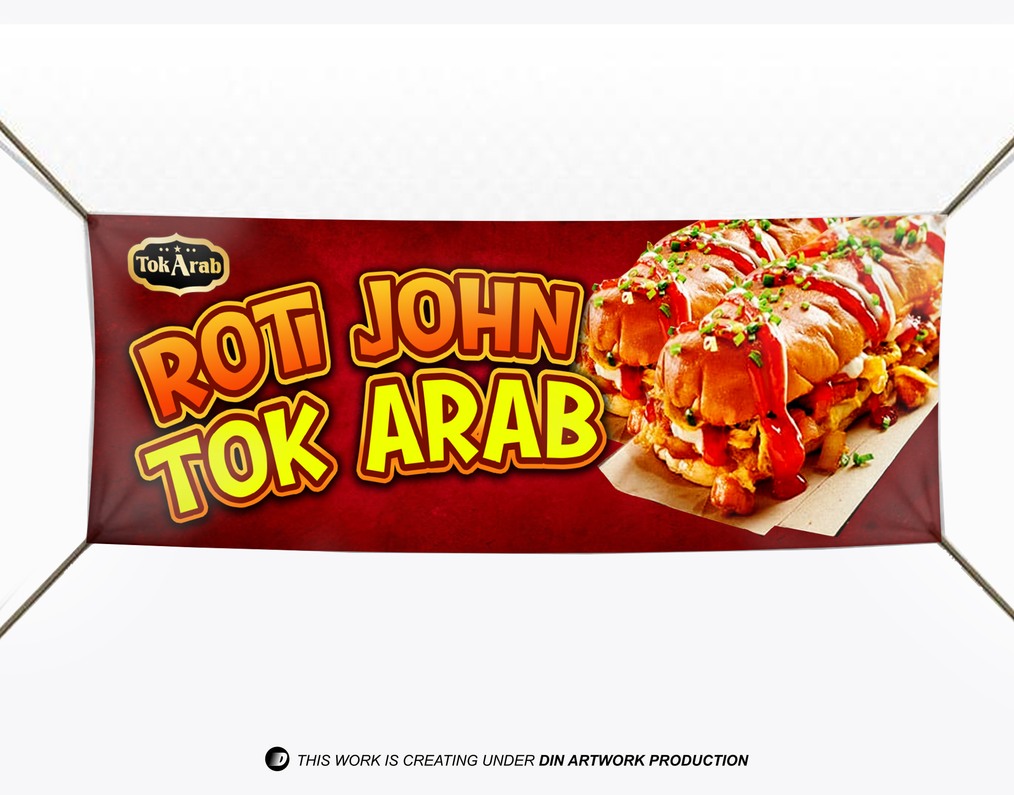 Din Artwork - TOK ARAB ROTI JOHN BANNER DESIGN DONE!!!... | Facebook
