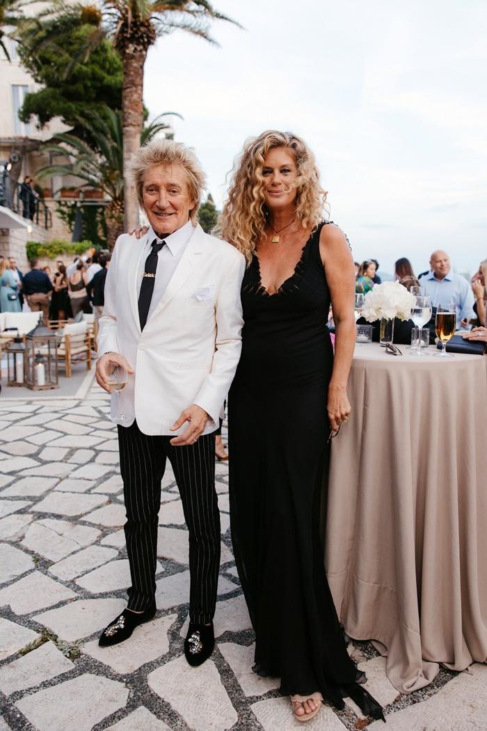 Great - Parents of the groom, Rod Stewart and ex-wife Rachel Hunter at ...