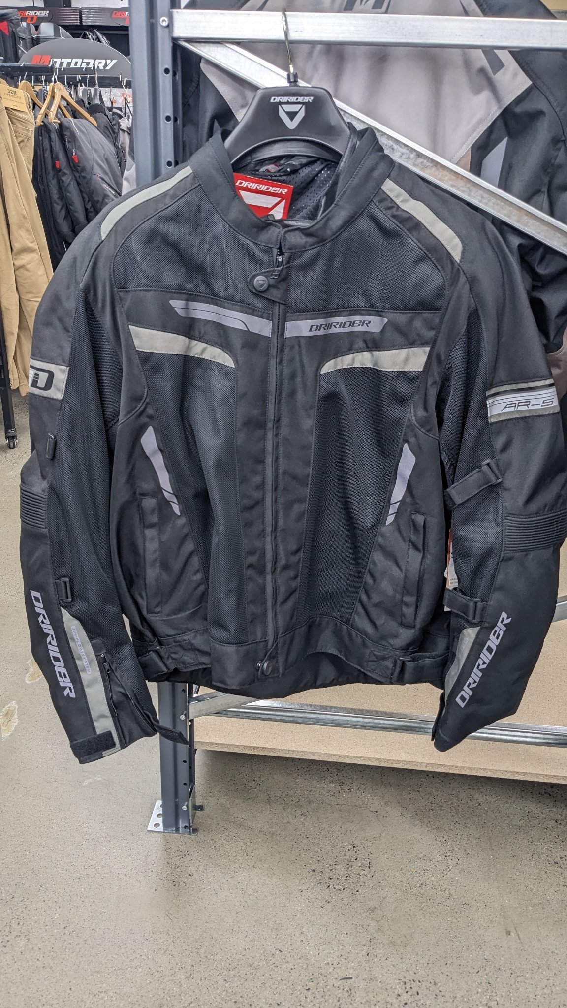 DRIRIDER Air-Ride 5 MOTORCYCLE JACKET Black 2116509 Size 8X-Large ...