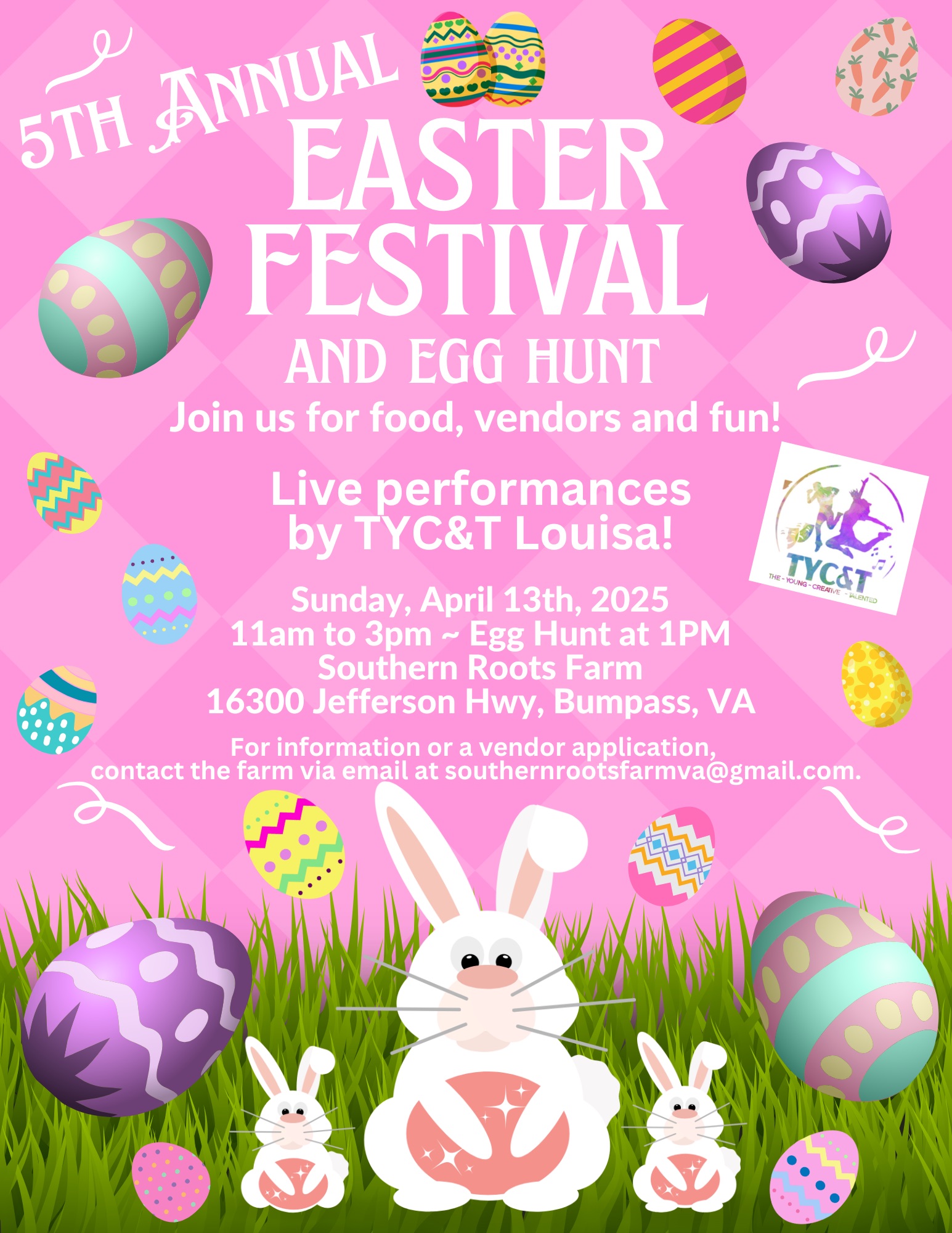 5th Annual Easter Festival and Egg Hunt