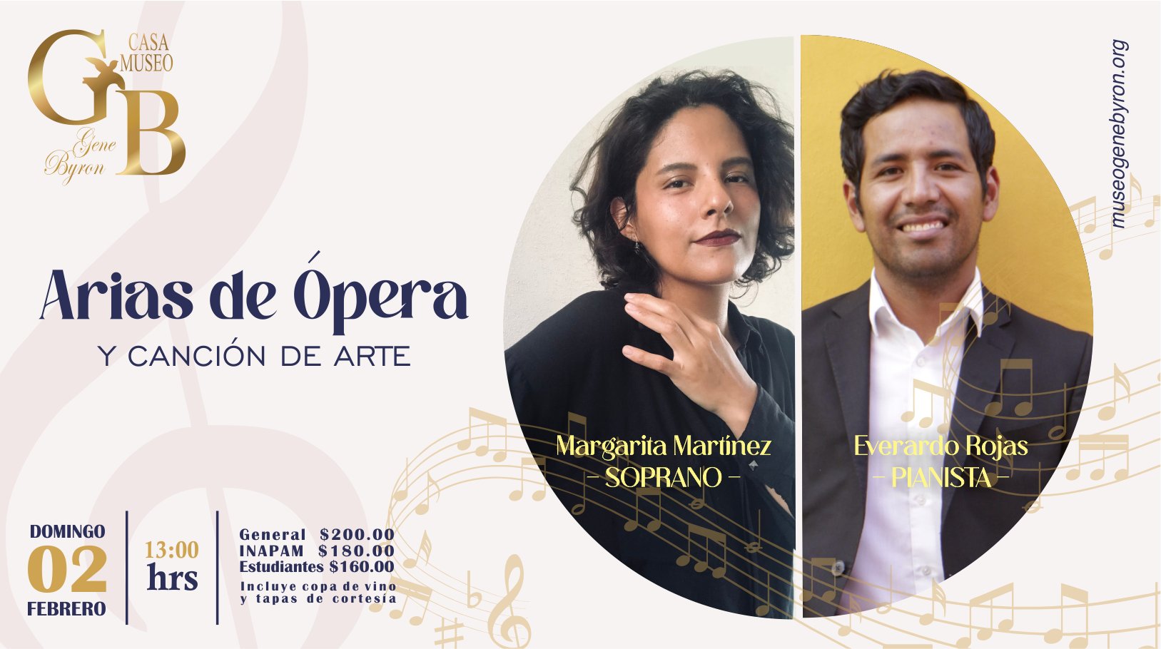 Arias de Ópera y Canción de Arte. Margarita Martínez, soprano. Everardo ...
