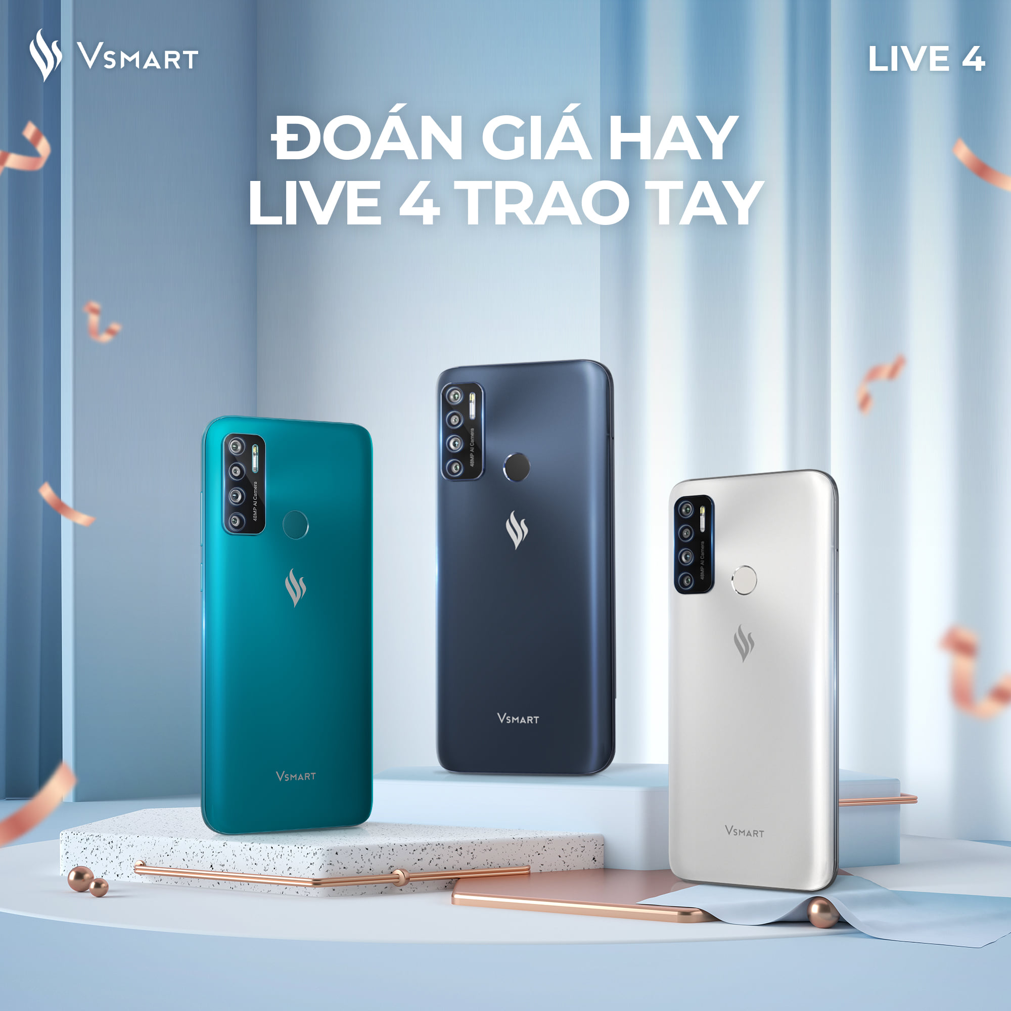 Vsmart - CHỌN GIÁ ĐÚNG - TRÚNG LIVE 4 Anh em Vfans ơi! Rất sớm thôi ...