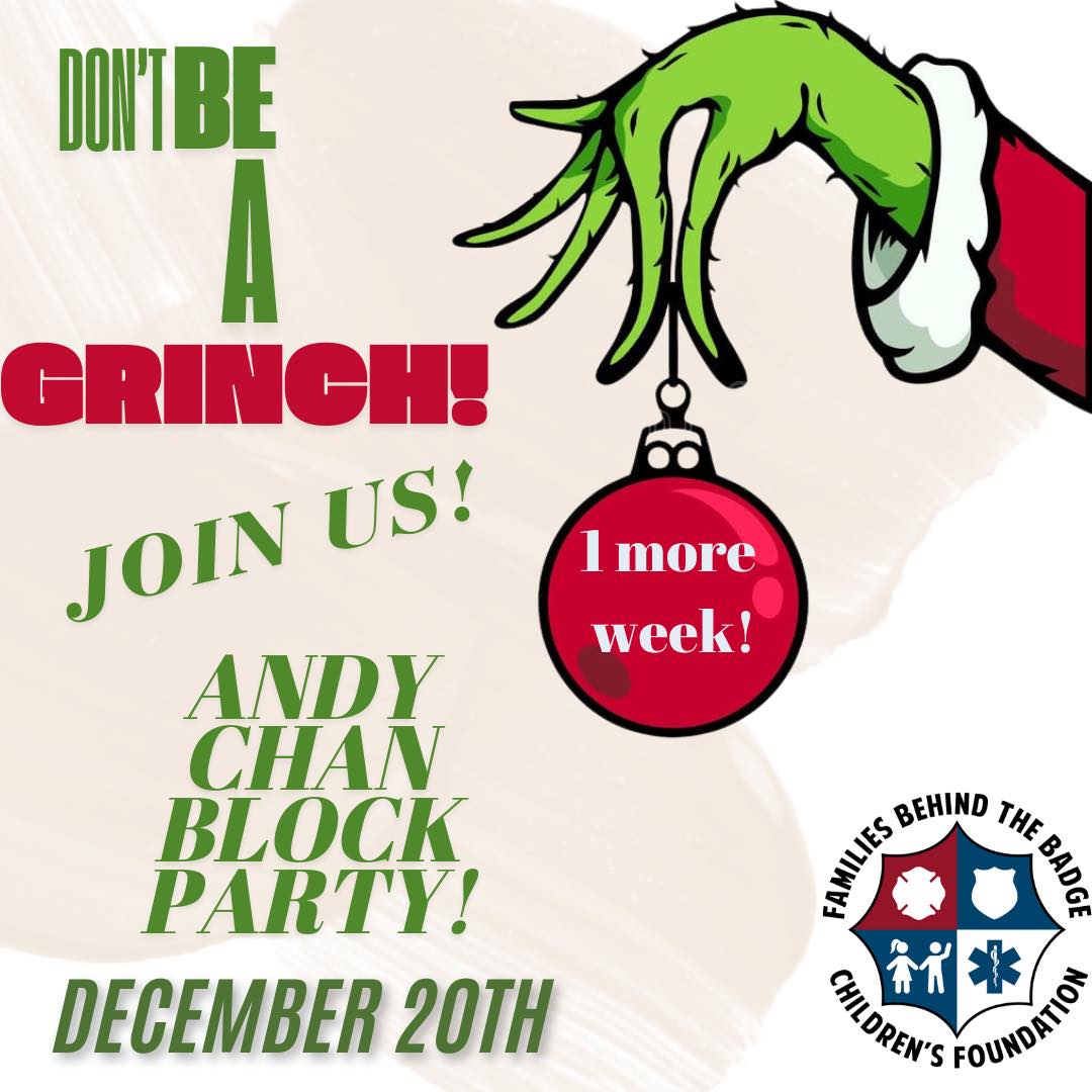 Families - 🎄DON’T BE A GRINCH! Join us for the 5th Annual Andy Chan ...