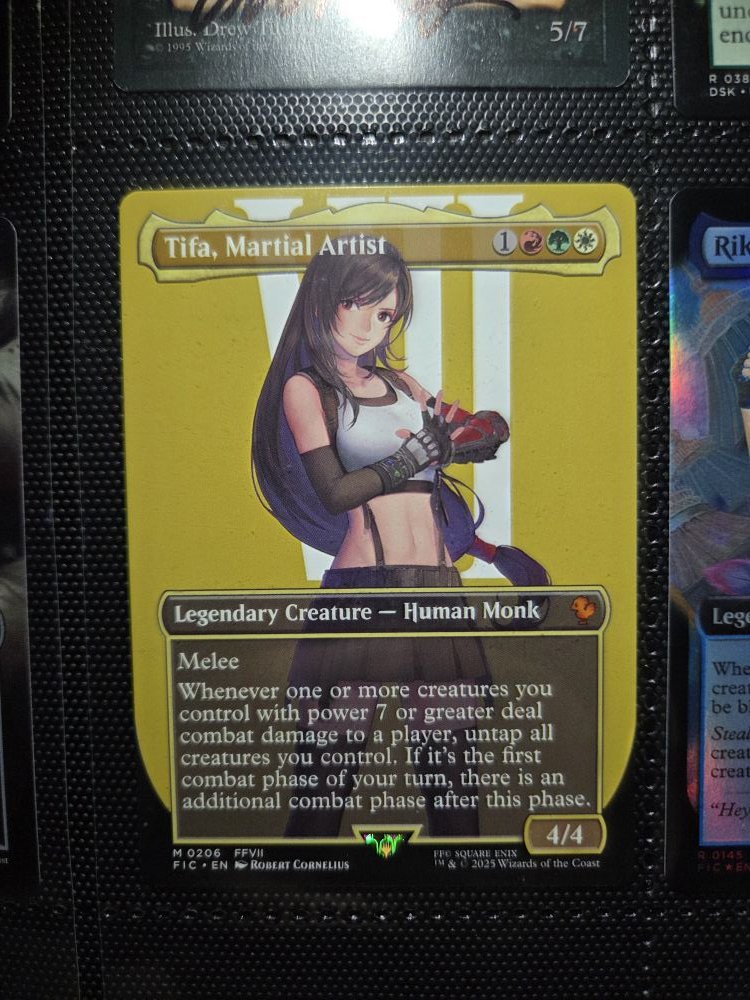 tifa martial artist mtg card FOIL] Tifa, (V.3) untap all creatures you control Is the Martial Tifa card
