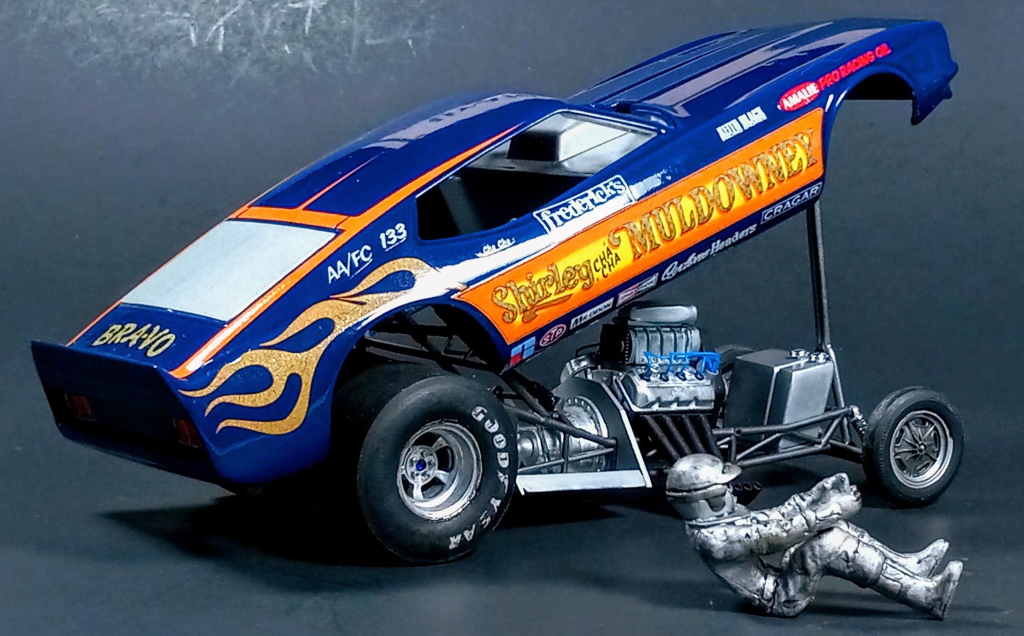 Is the Jo Han Mustang funny car model kit an original issue or a