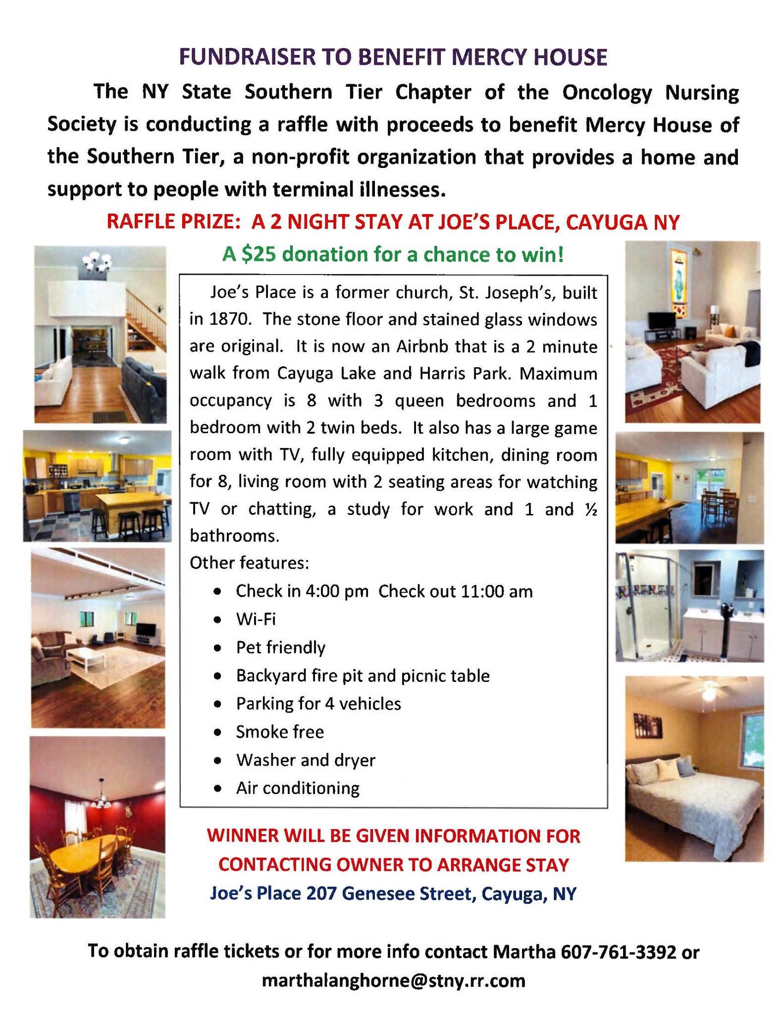 Mercy - Here is an exciting fundraiser for Mercy House. Who wouldn't ...
