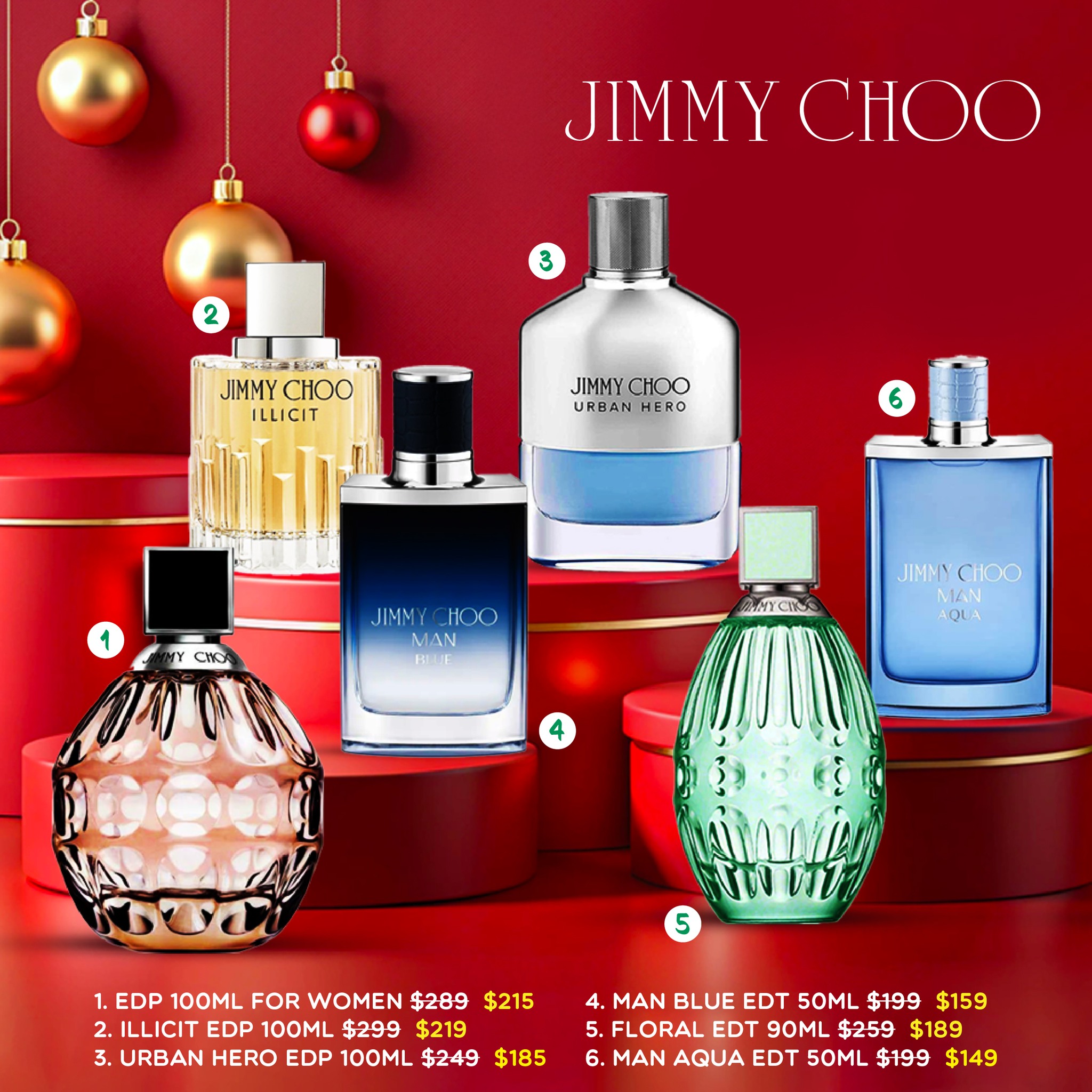 Step into a world of glamour with Jimmy Choo fragrances. Embrace 