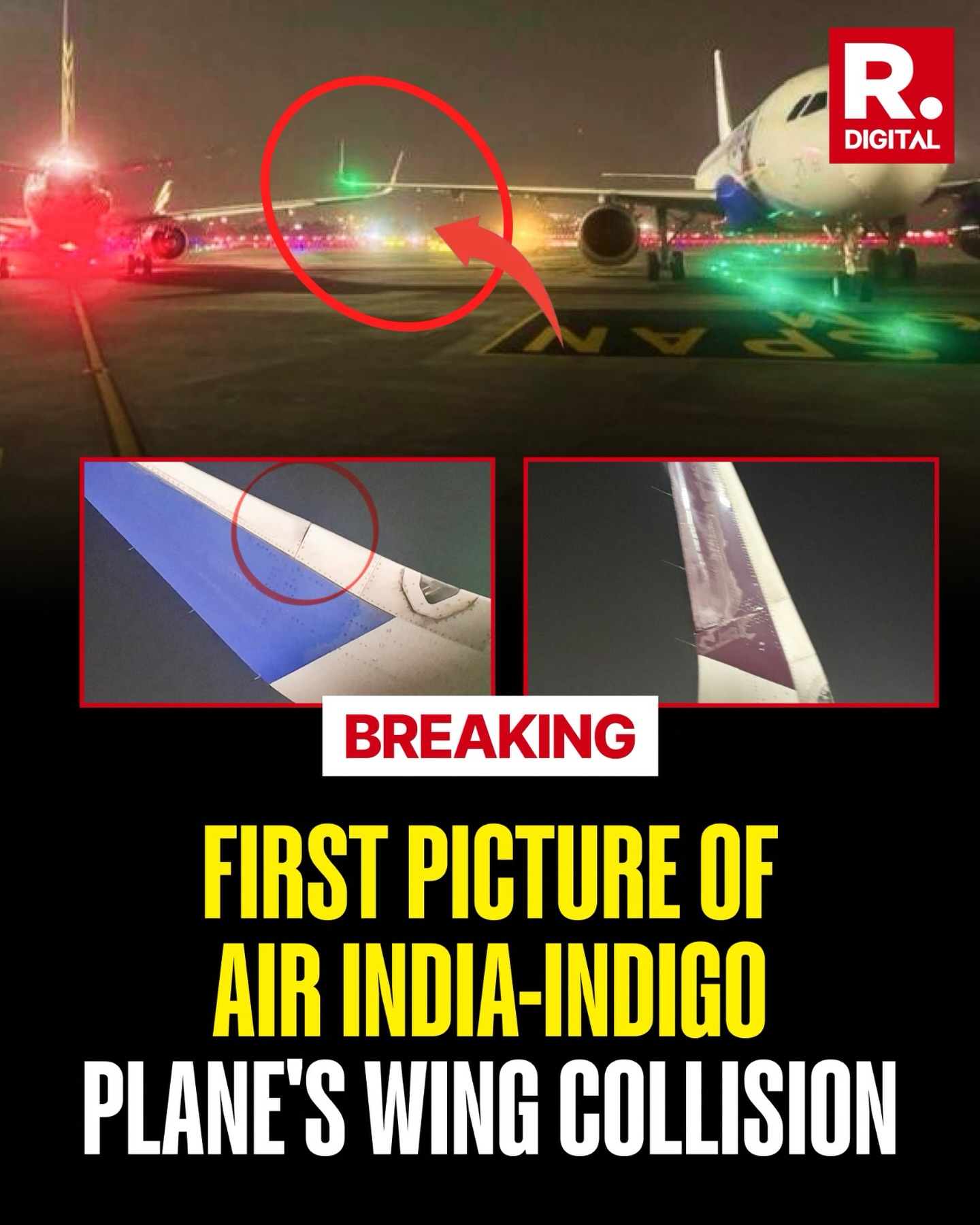 Republic - A collision between two passenger aircraft... | Facebook