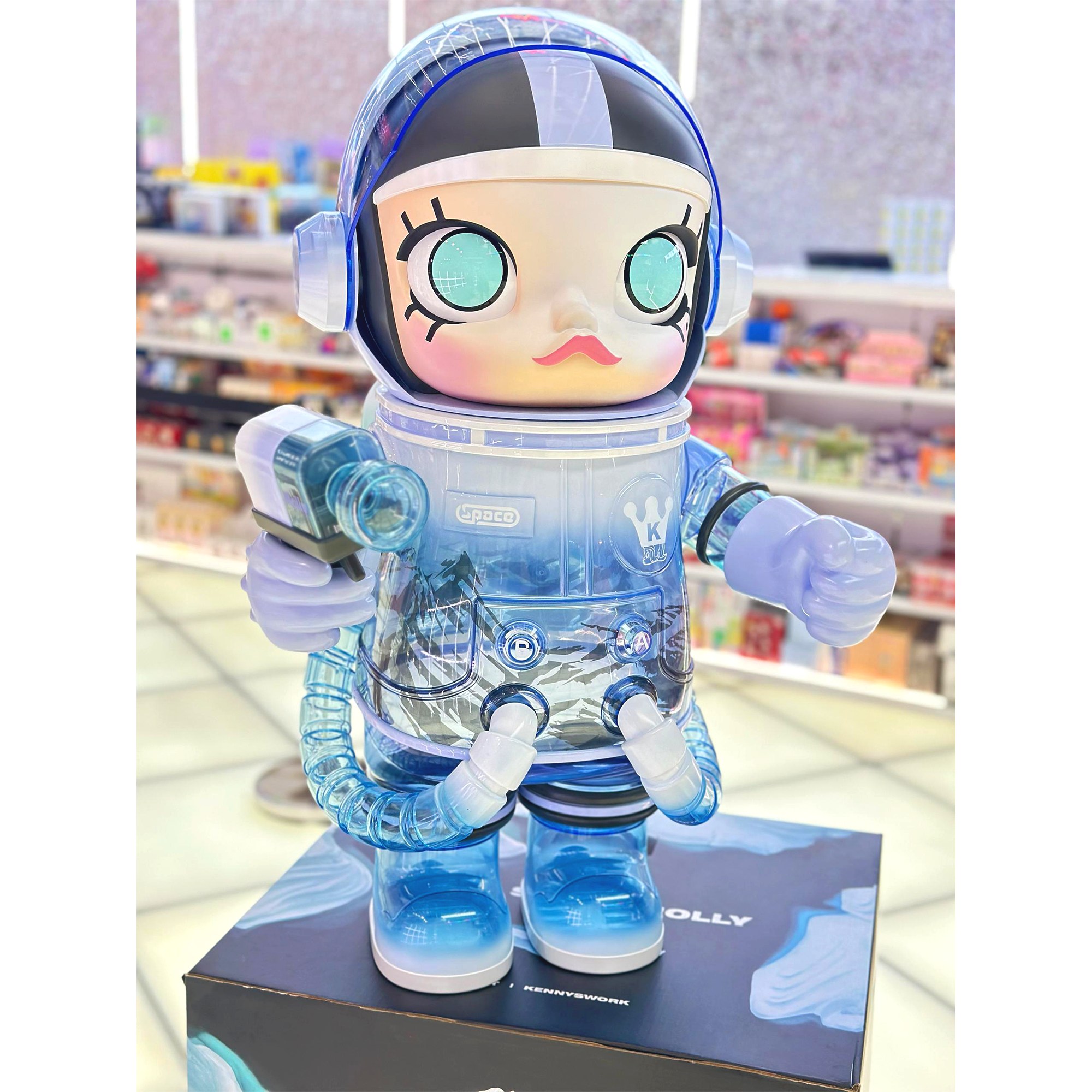 ▶️ Pop Mart - MEGA Space Molly 1000% Glacier ▶️ Pop Mart 