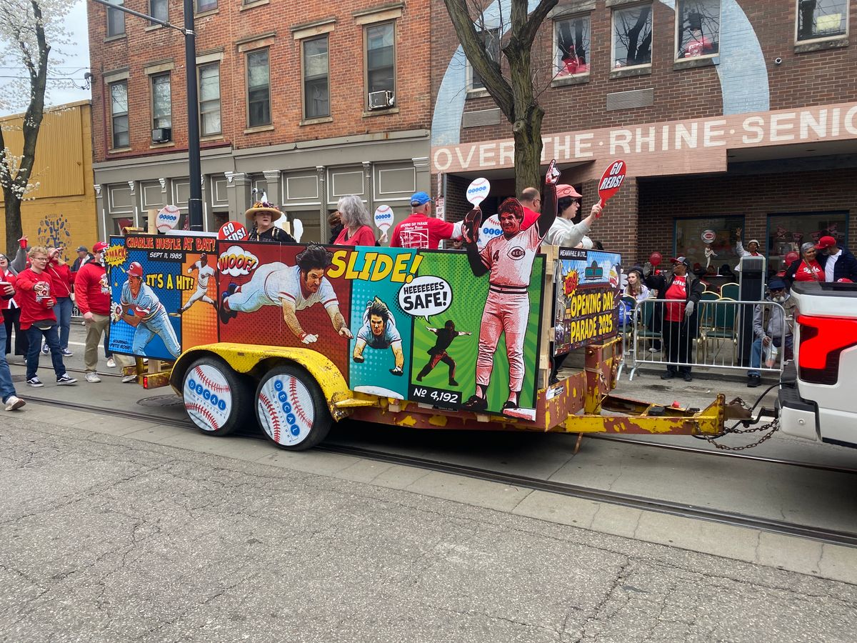 WHIO - Thousands line the streets of Cincinnati for the 2025 Reds ...