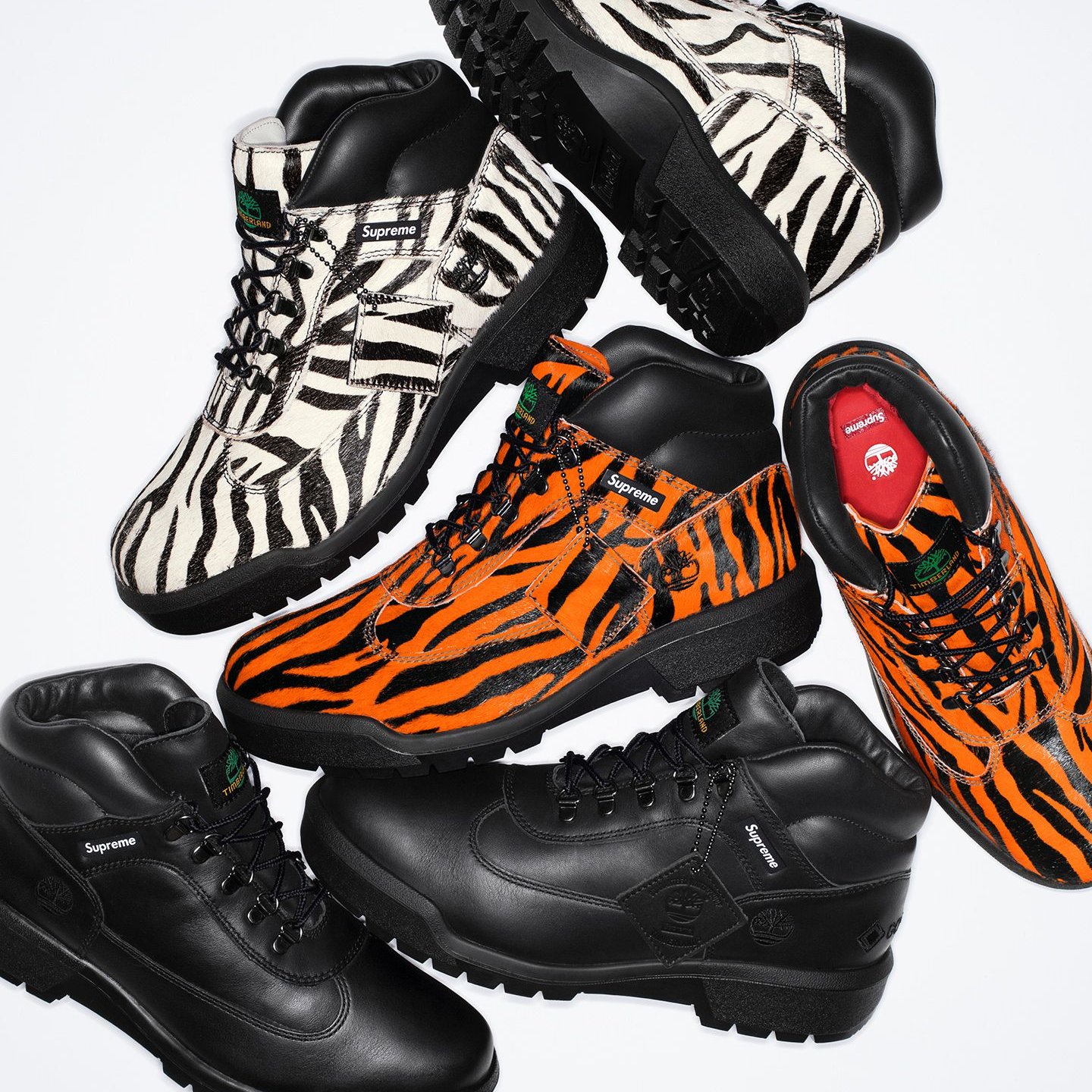 Supreme and Timberland team up for a Field Boot collab featuring 
