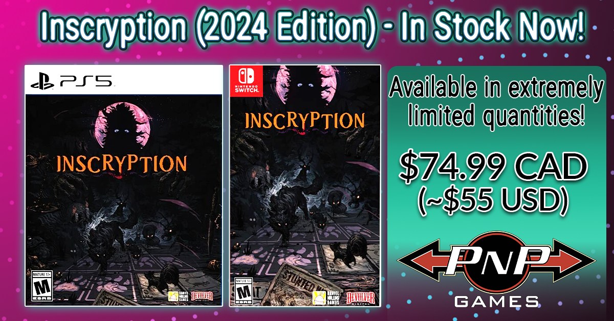 Buying Inscryption on physical for Nintendo Switch