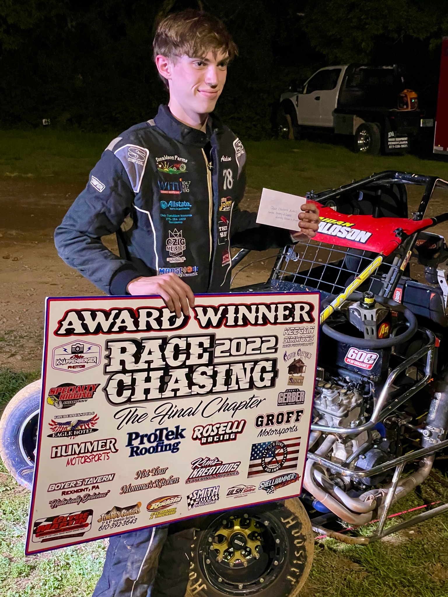 Aidan pulled an ok number, which... - Donaldson Farms Racing | Facebook