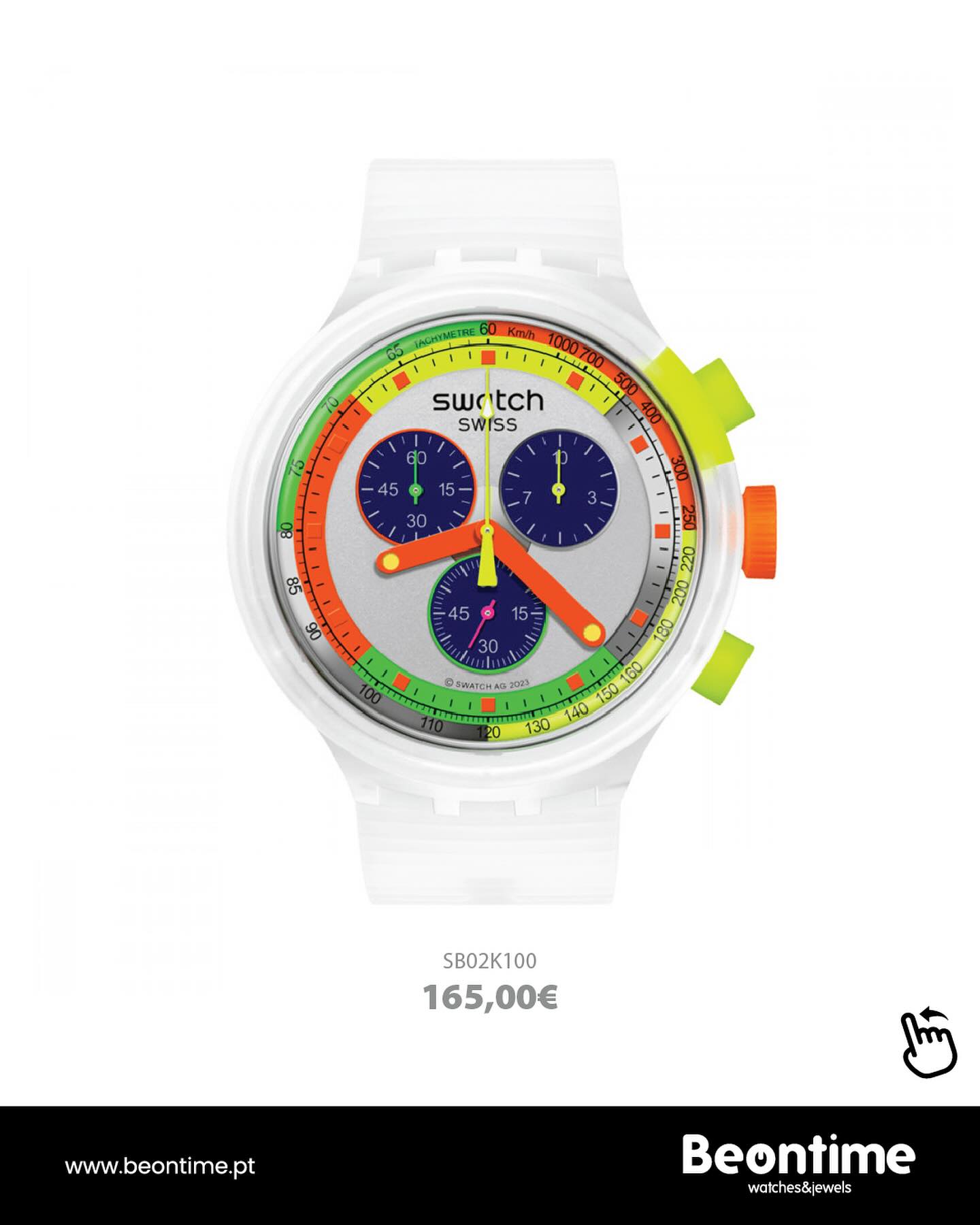 SWATCH | SWATCH NEON JELLY, este relógio retro de grandes