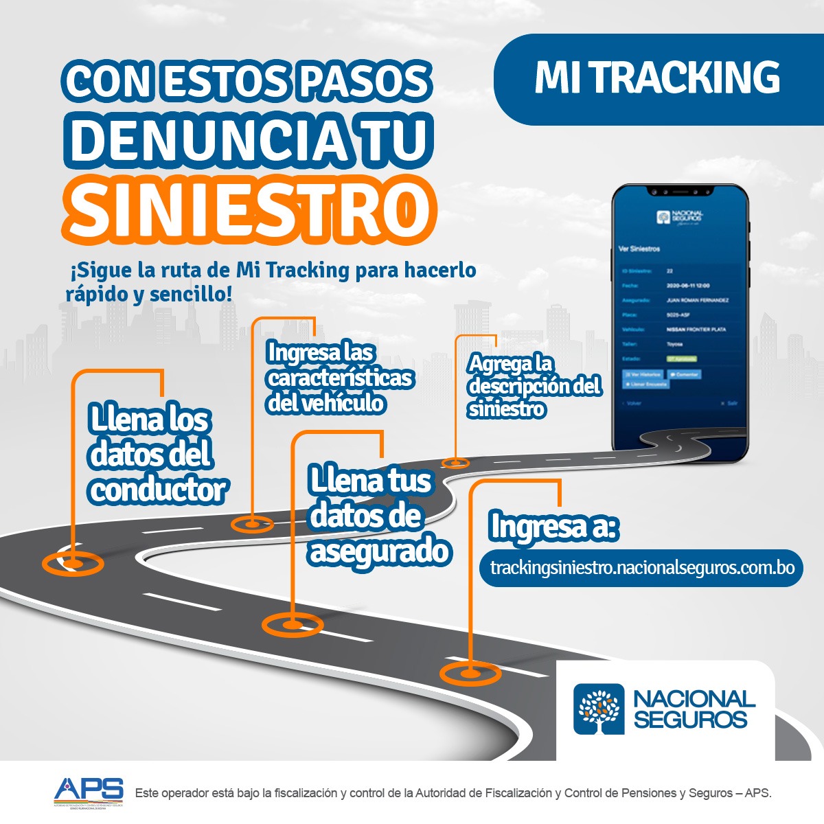 Nacional - ¡Completa la ruta para la denuncia de tu siniestro! 🤳 Sigue ...