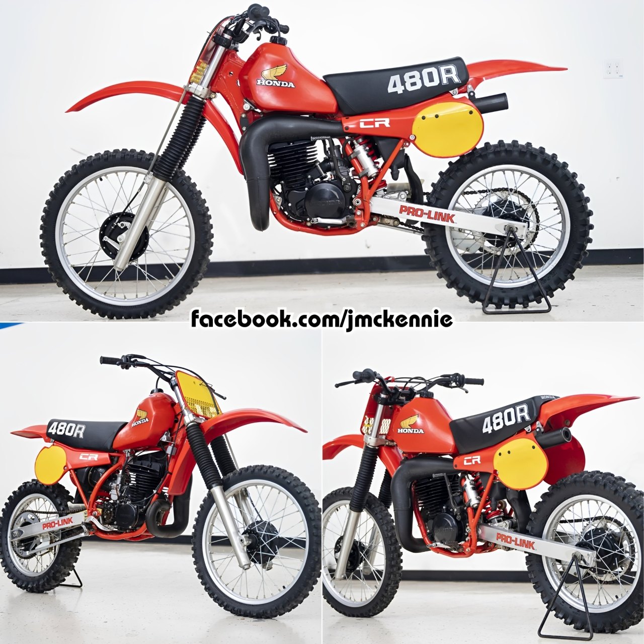 1982 Honda CR480R vintage motocross bike history and specs