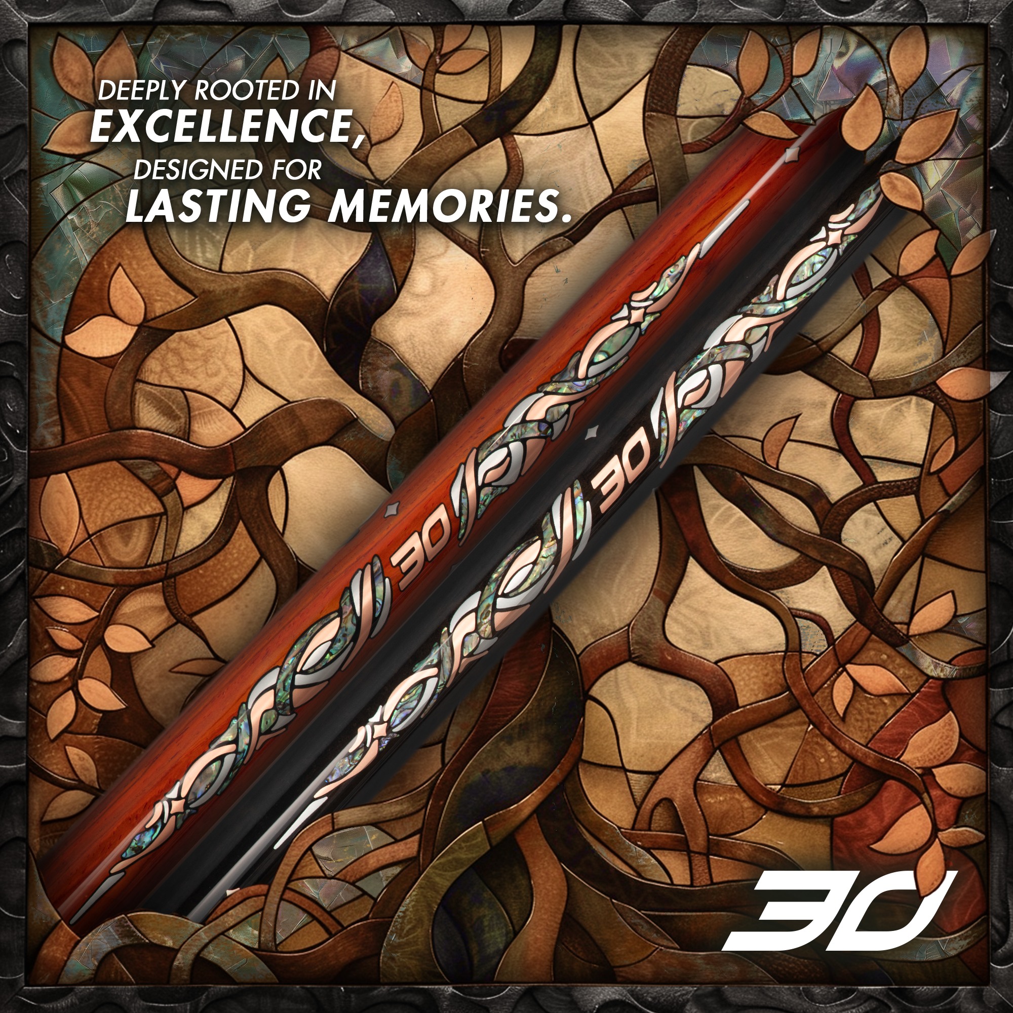 Revealing the limited edition LE 30 cue, a piece deeply rooted in