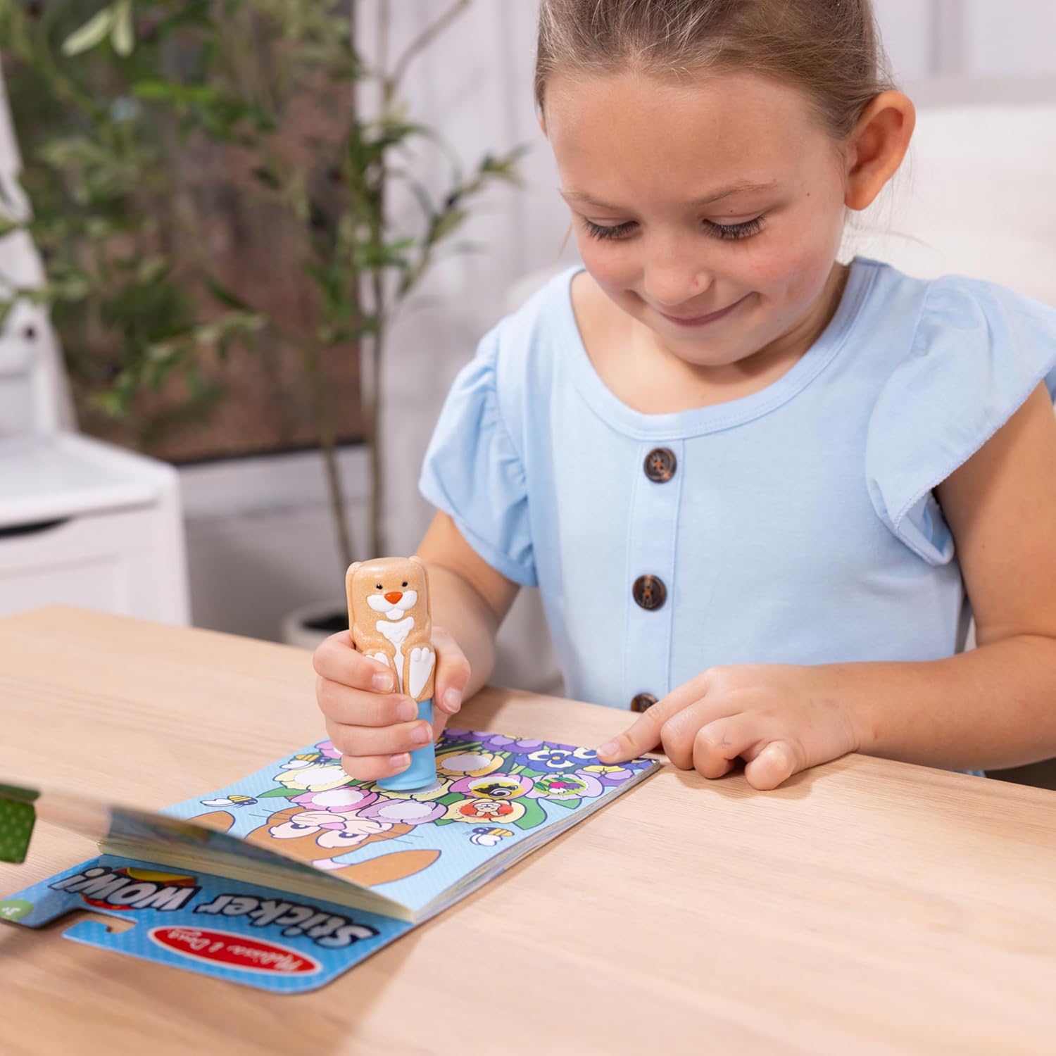 Melissa & Doug Sticker WOW Estampeuse Autocollants Tigre - 300 Stickers Et 24 Pages D'Activités