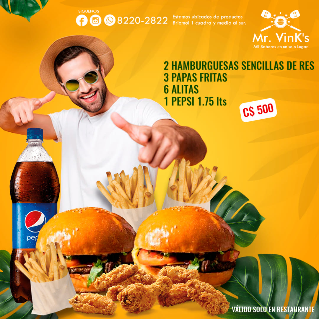 Mr Vinks - EL MEJOR COMBO PARA DISFRUTAR ALITAS +... | Facebook