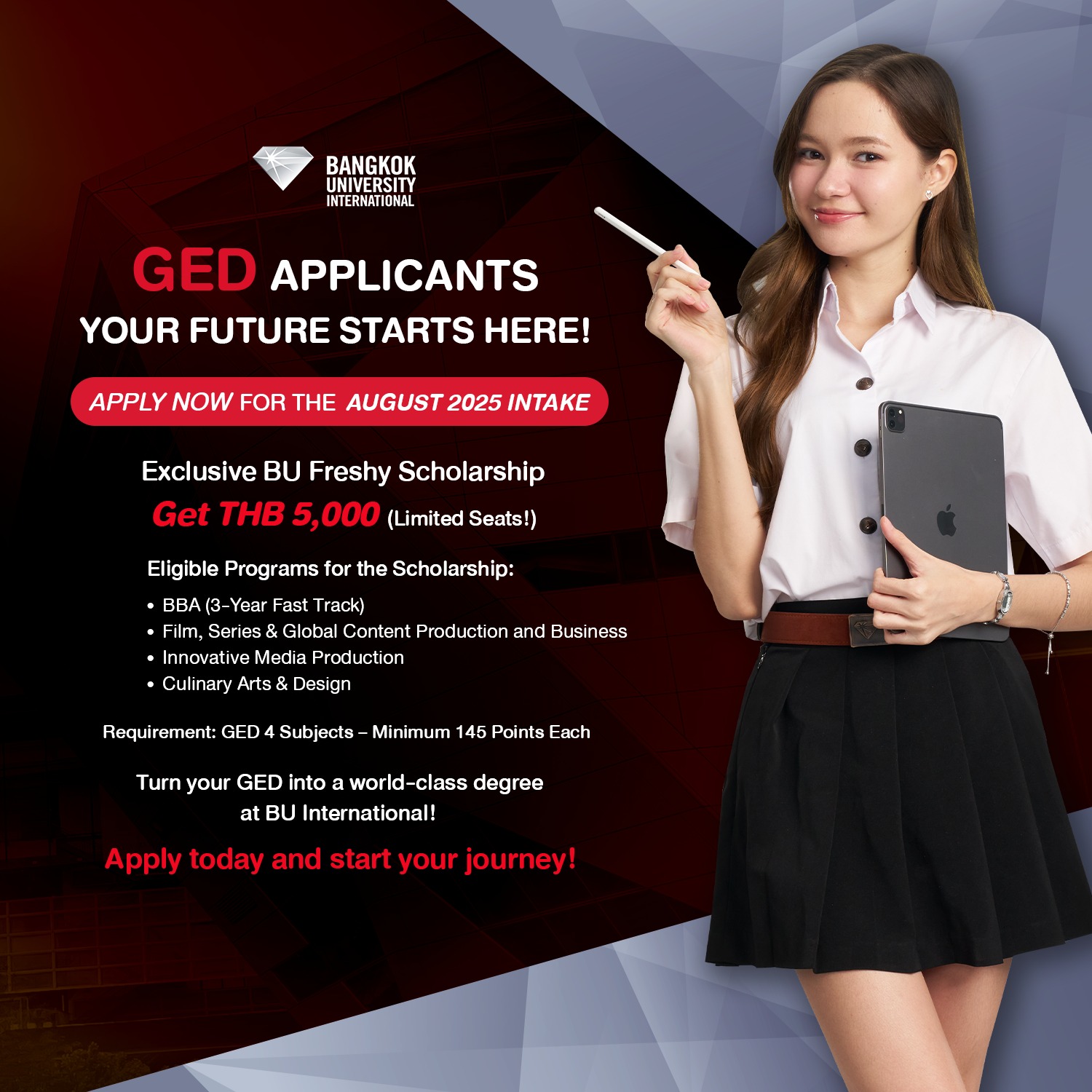 Bangkok - 🚀 GED Applicants, Your Future Starts Here! 🎓 Turn your GED ...