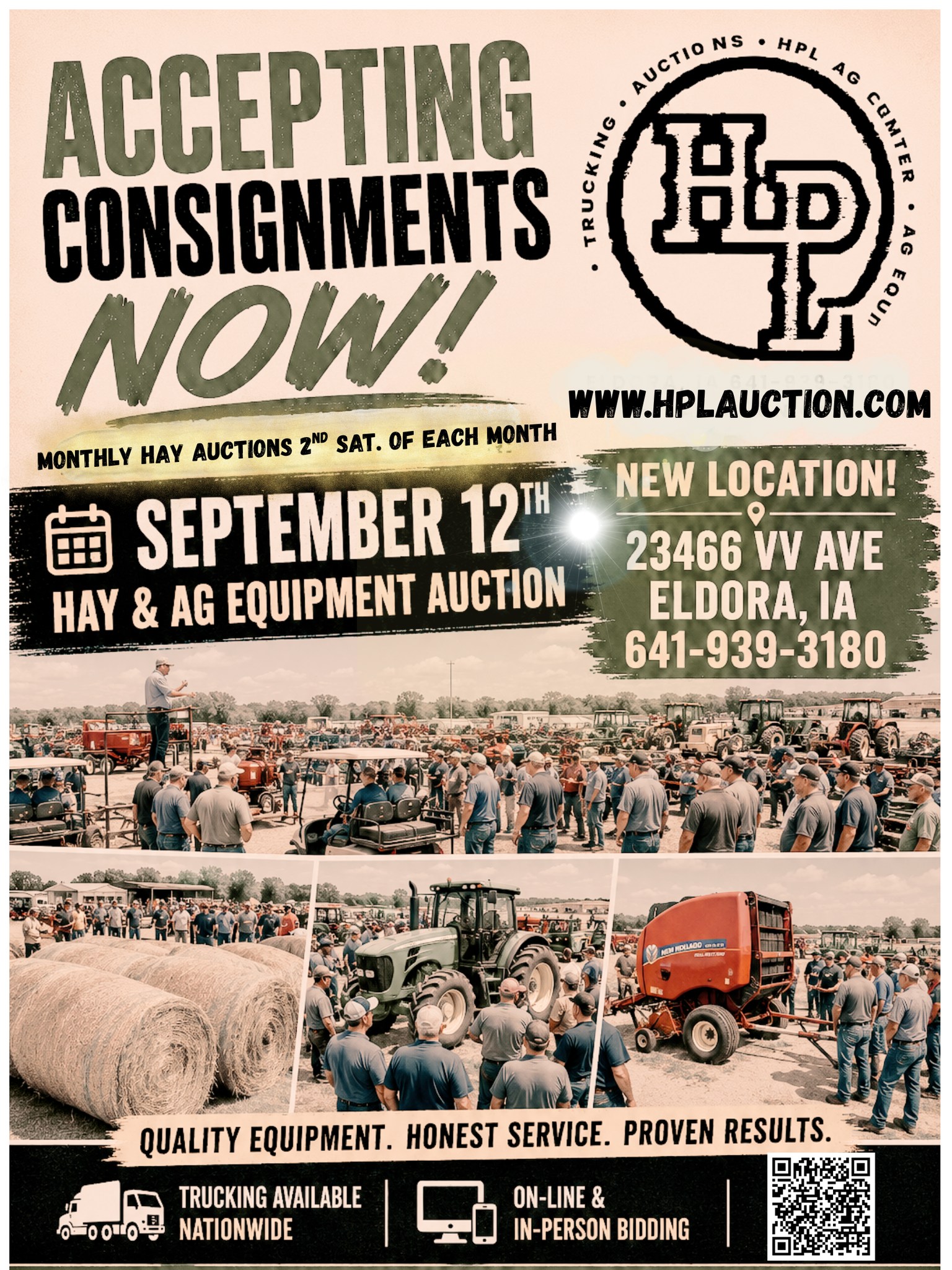 HPL Pre Harvest Hay & Ag Equipment Consignment Auction