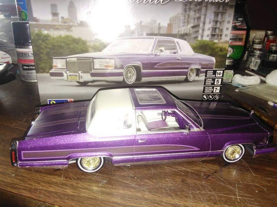 Custom Cadillac Lowrider model kit by Revell