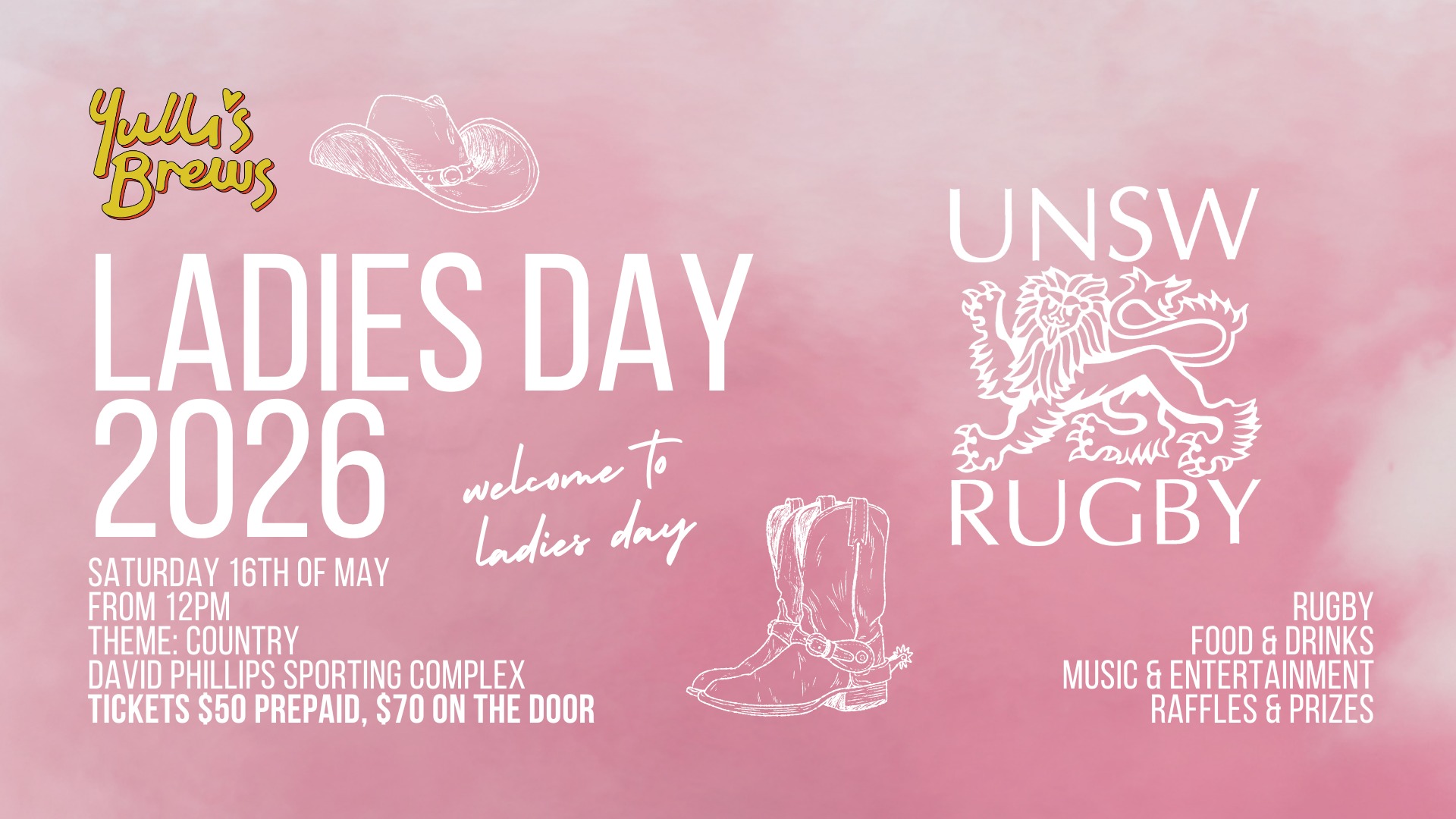 UNSW Rugby Club - Ladies Day 2026